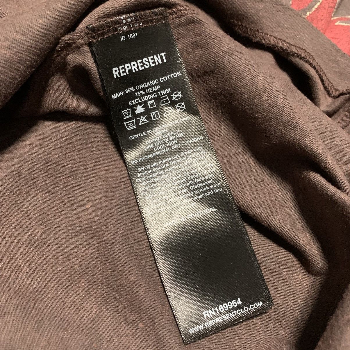 Represent Clo. Represent Small Dream On Tour Nero Brown Tee Size US S / EU 44-46 / 1 - 8 Thumbnail
