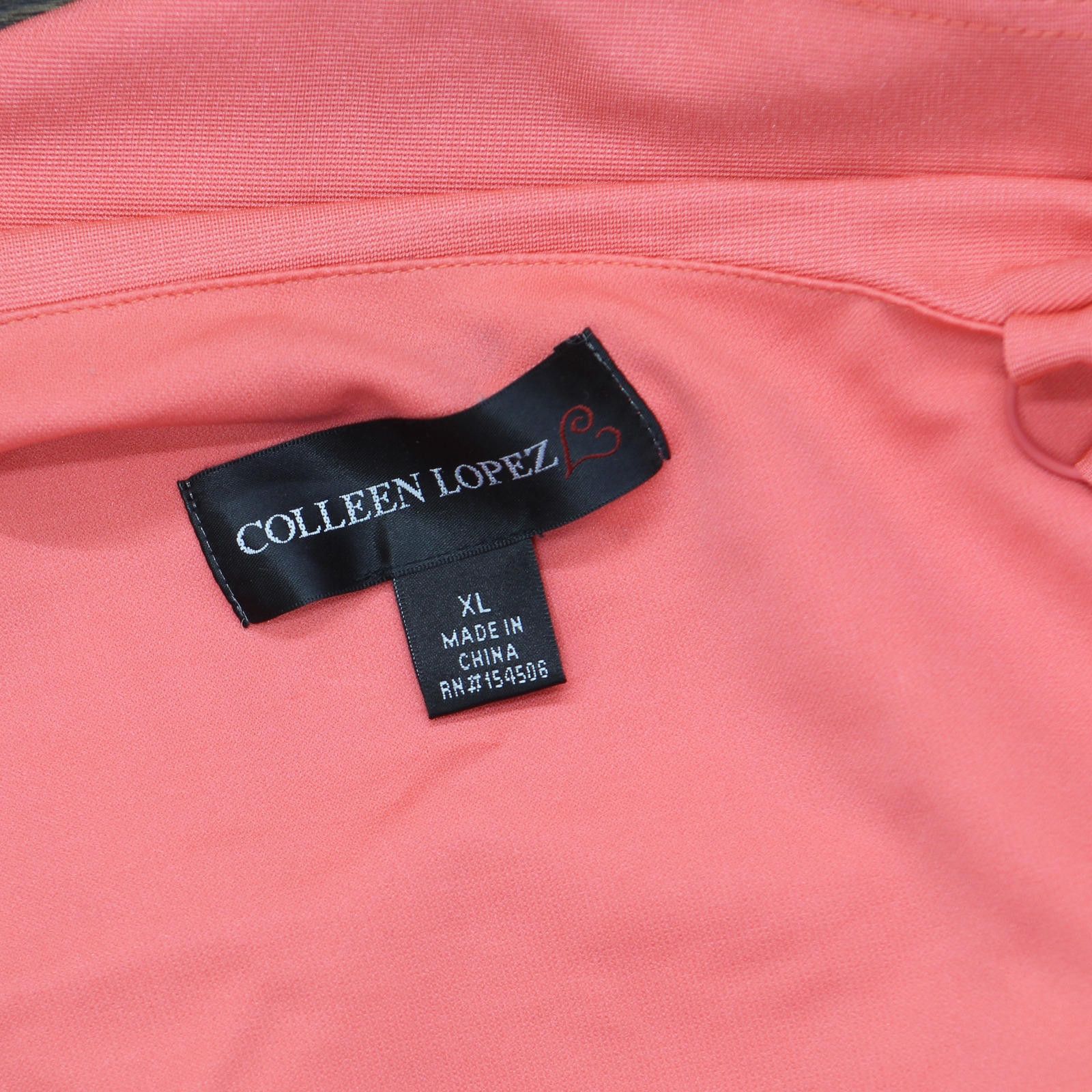 Other Colleen Lopez One Shoulder Blouse Shirt Top Coral Pink Xl Size XL / US 12-14 / IT 48-50 - 3 Thumbnail
