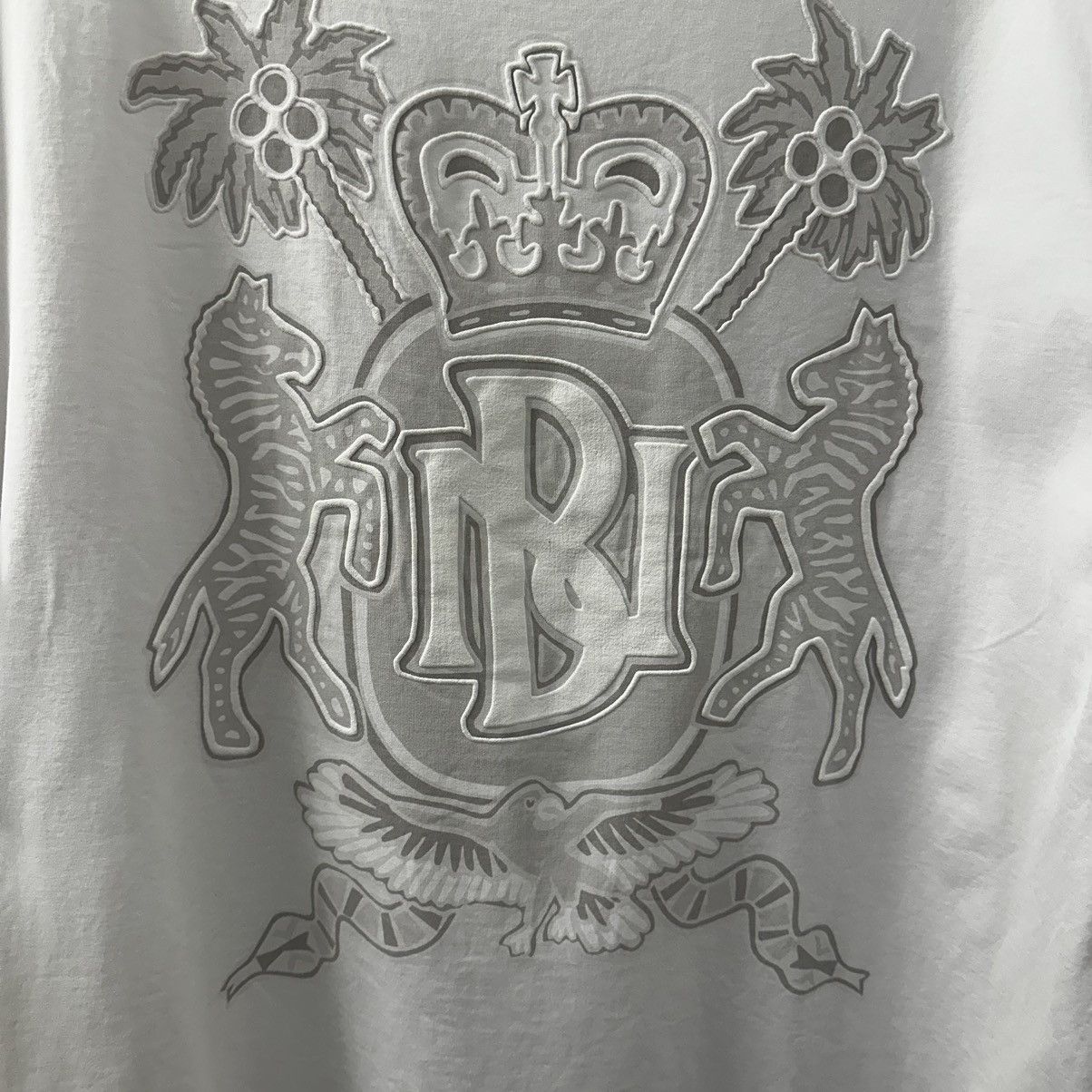 Neil Barrett Easy fit Neil Barrett White Tee Size US M / EU 48-50 / 2 - 3 Thumbnail