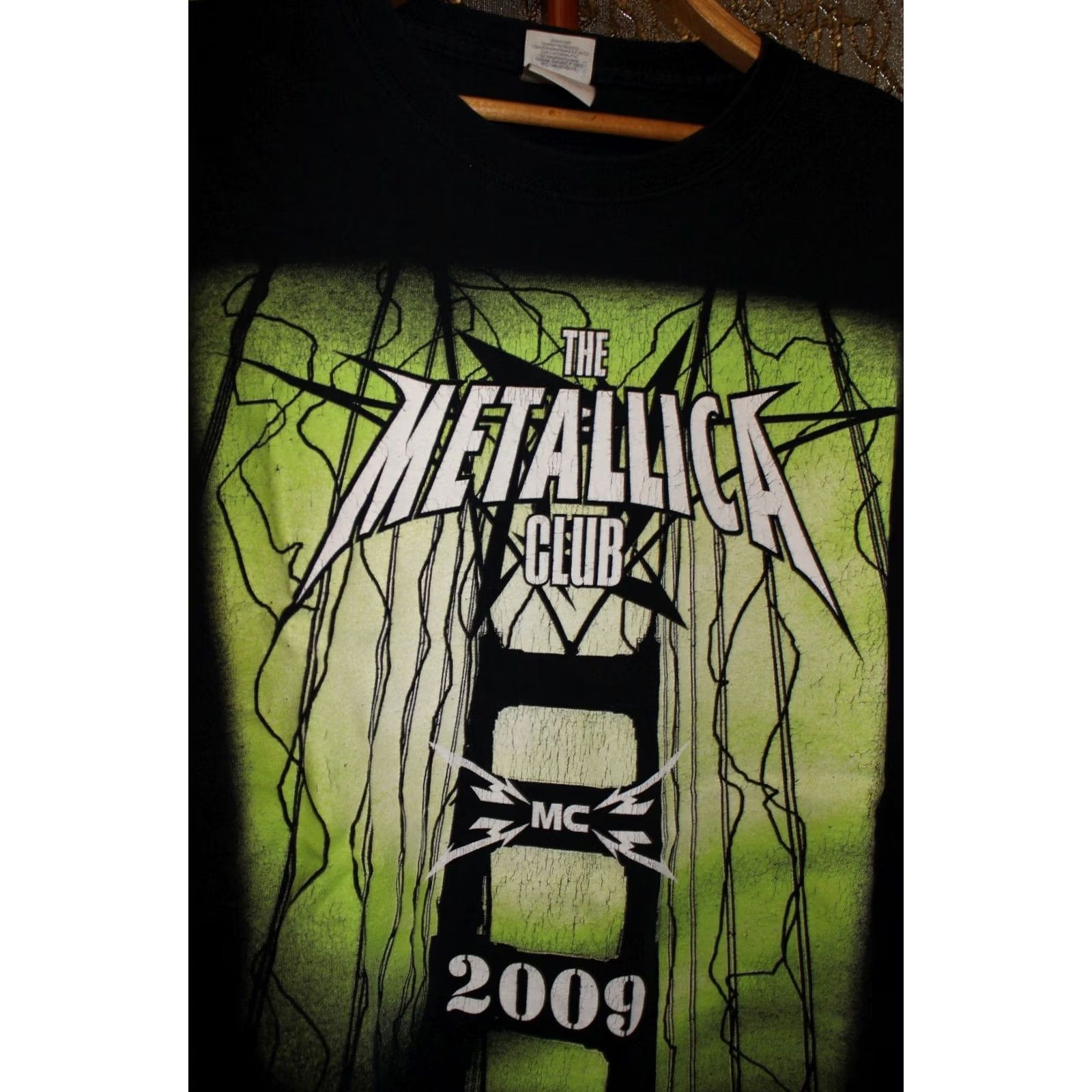 Vintage Vintage The Metallica Club MC 2009 T-shirt L Men Black Regular Size L Shirt Mens Mens Size US L / EU 52-54 / 3 - 2 Thumbnail