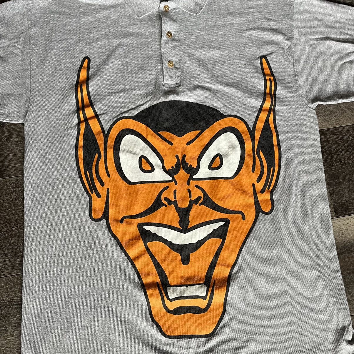 Asspizza Asspizza Babbitt Goblin Revived Logo Polo Shirt Grey Orange Size US M / EU 48-50 / 2 - 2 Thumbnail