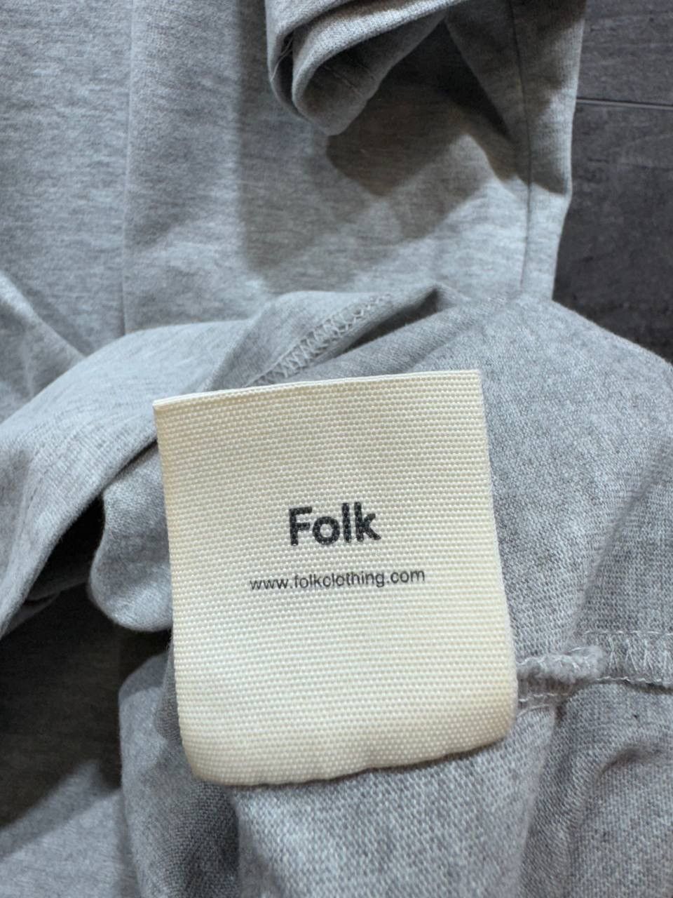 Folk Folk Grey Men’s Logo T-Shirt Size XL Size US XL / EU 56 / 4 - 8 Thumbnail
