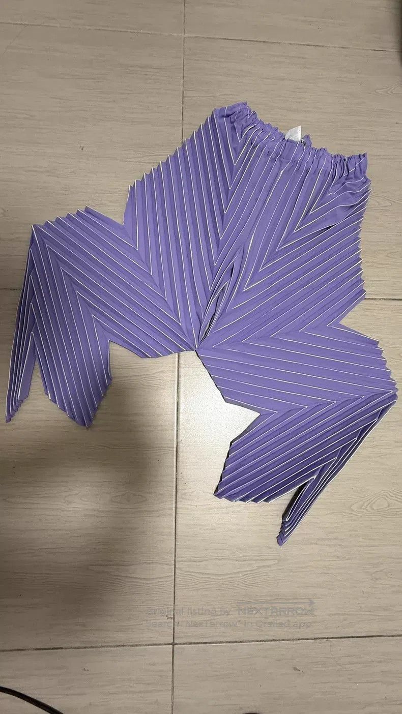 Issey Miyake Issey Miyake size:1 Styling Pants Purple Size 22" - 9 Thumbnail
