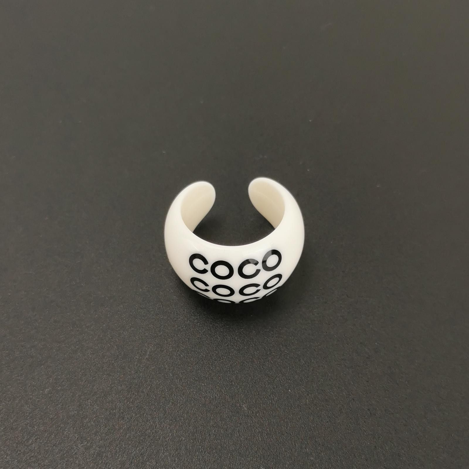 Chanel Chanel coco open ring size 15 -z2505 Size ONE SIZE - 5 Thumbnail