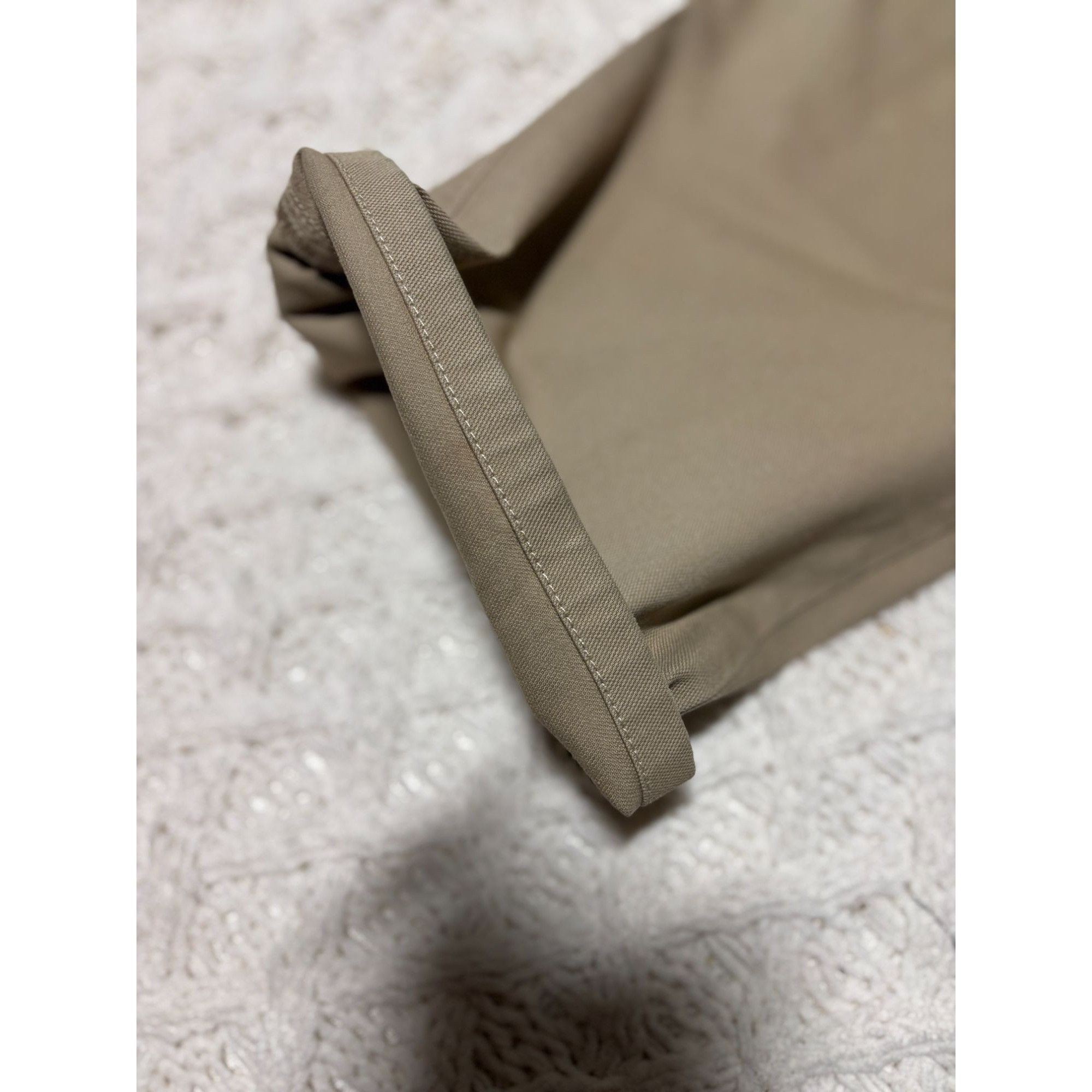 Ermenegildo Zegna Ermenegildo Zegna Beige Cotton Flat Front Casual Pants Jeans Size 38R - 5 Thumbnail