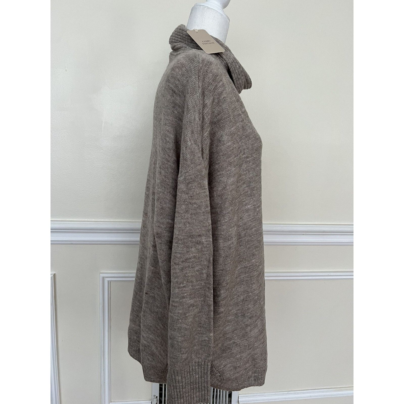 & Other Stories COMO VINTAGE Nordstrom Neck beige gray Sweater M NWT A003539 Size M / US 6-8 / IT 42-44 - 3 Thumbnail