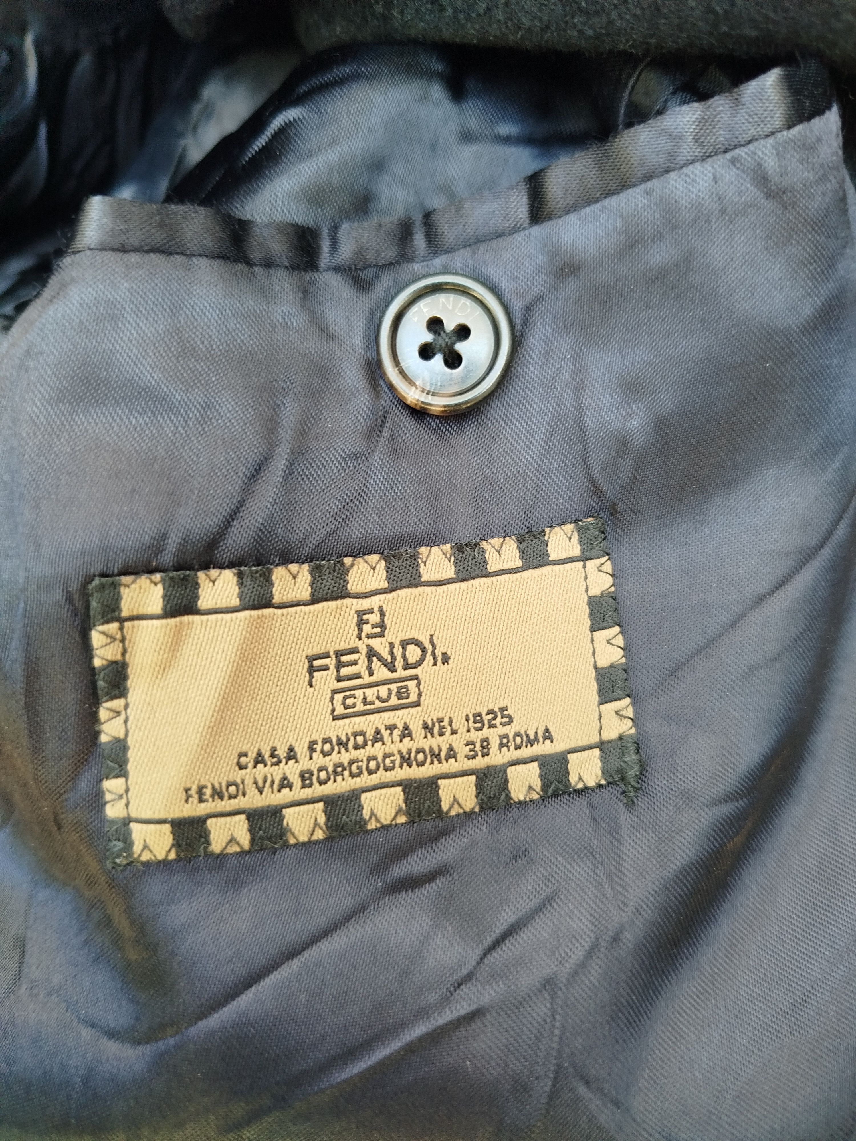 Fendi Fendi vintage cachemere long coat Size US L / EU 52-54 / 3 - 6 Thumbnail