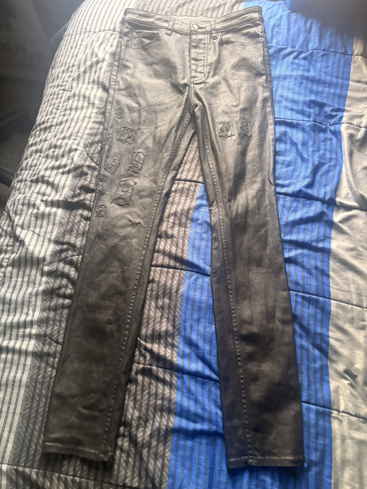 Ksubi KSUBI Chitch 999 Black Wax Size US 29 - 1 Thumbnail