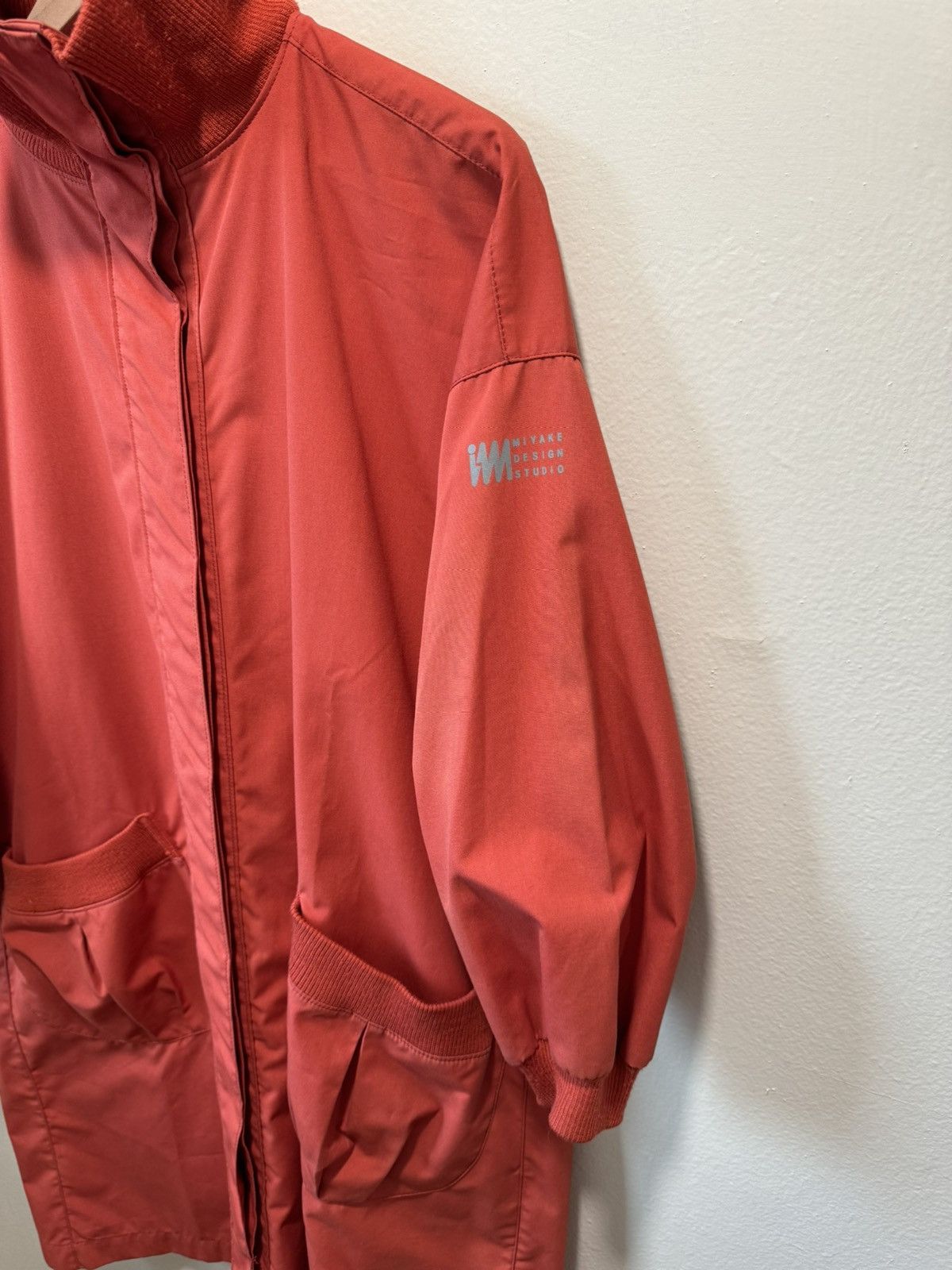 Issey Miyake Design Studio Squirrel Wind Shell Work Jacket Red Size US M / EU 48-50 / 2 - 2 Thumbnail