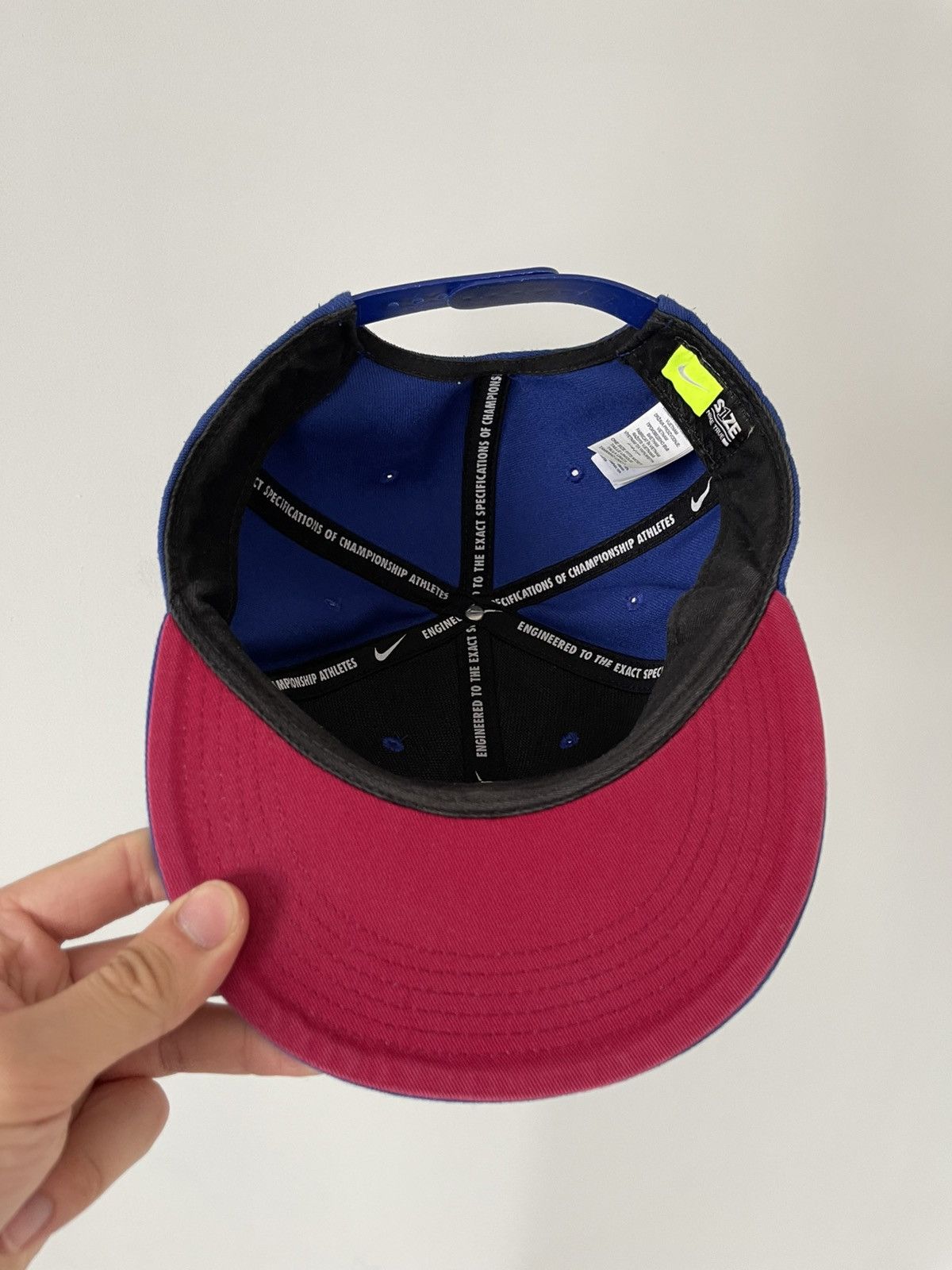 Nike NIKE FC Barcelona Soccer Football Blokecore Snapback Cap Hat Size ONE SIZE - 5 Thumbnail