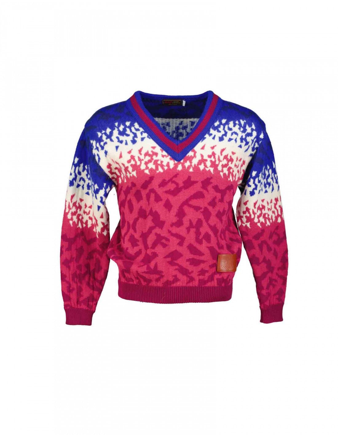 image of Vintage Men's Wool Sweater (Size Medium)