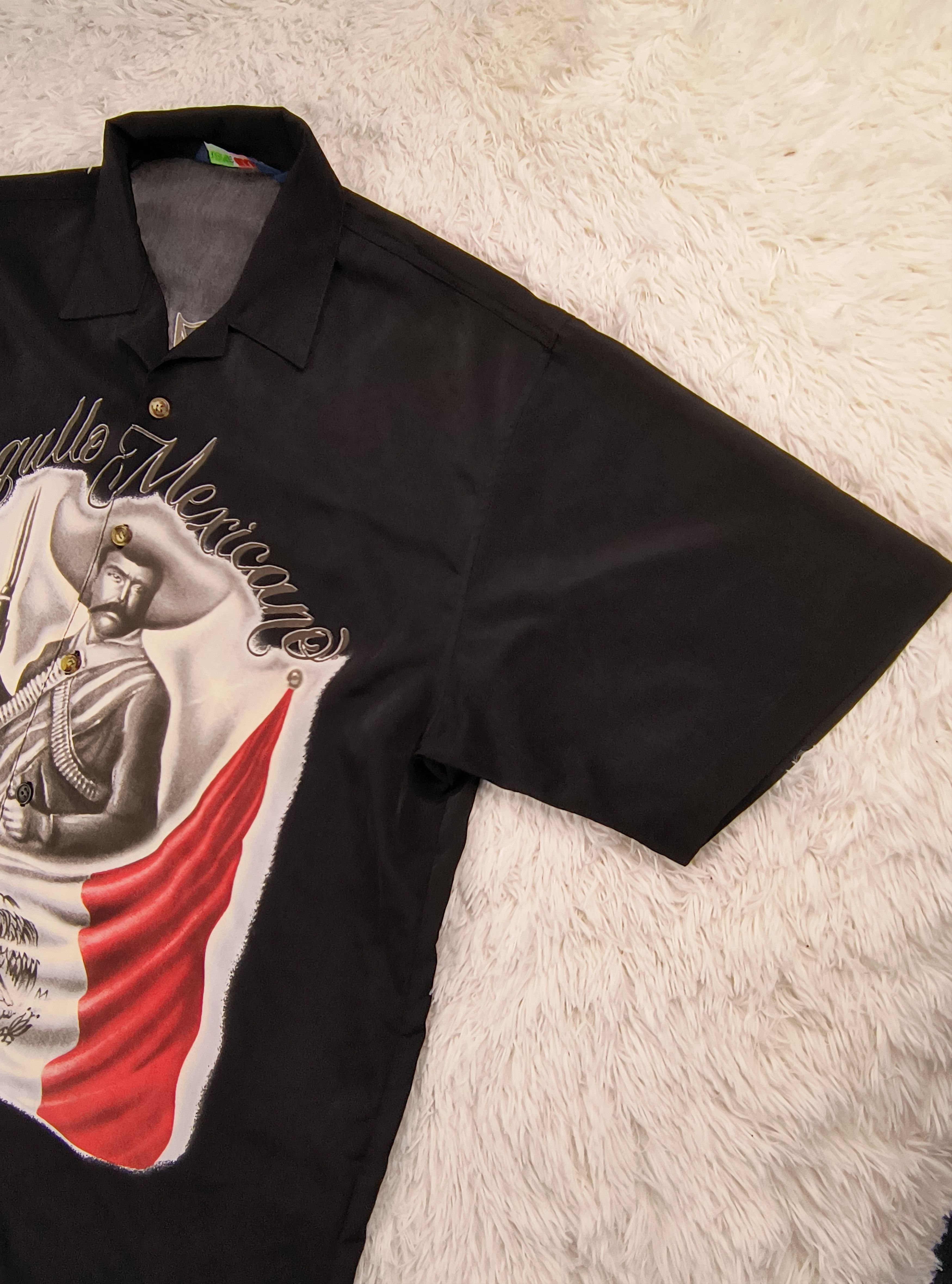 Mexican Threads Vintage Emiliano Zapata orgullo mexicano 90s button up shirt Size US XL / EU 56 / 4 - 4 Thumbnail