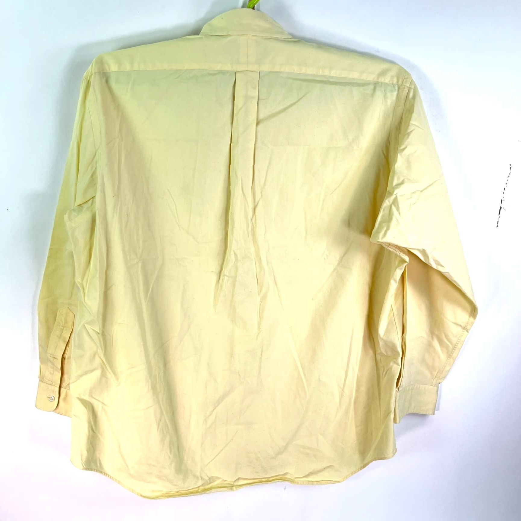 Ralph Lauren Ralph Lauren Blake Shirt Mens L Yellow Check Cotton Button-Down Non-Iron Embroidered Size US L / EU 52-54 / 3 - 6 Thumbnail