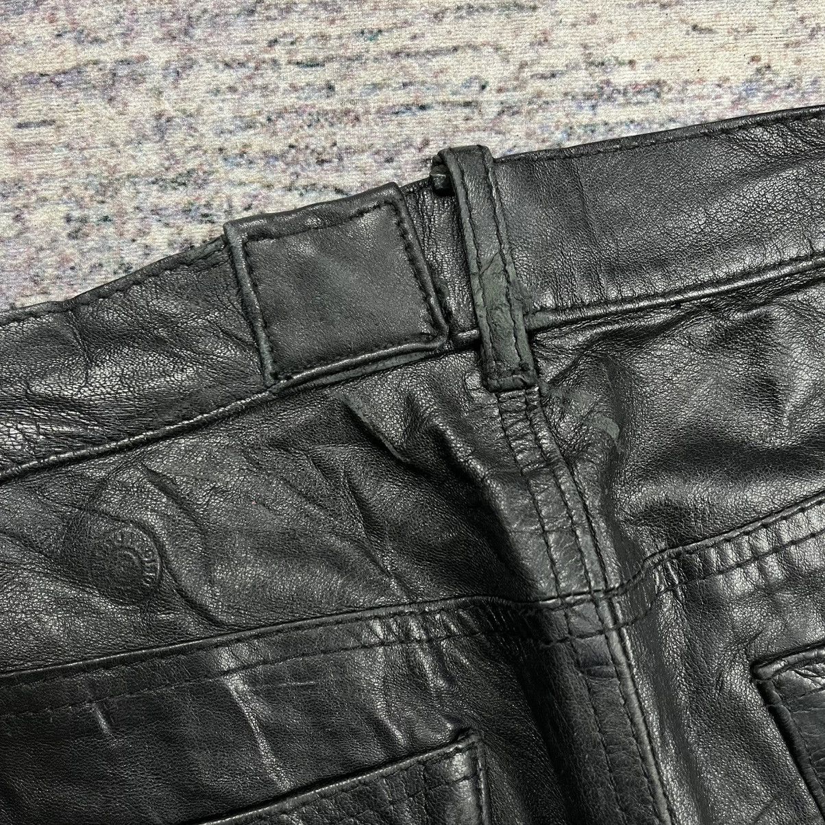 Helmut Lang Vintage Helmut lang leather pants Size US 30 / EU 46 - 13 Thumbnail