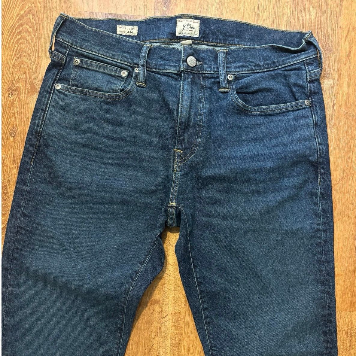 J.Crew NWOT J.Crew 484 Slim Fit Stretch Jean In One Year Wash 31x30 Size US 31 - 8 Thumbnail