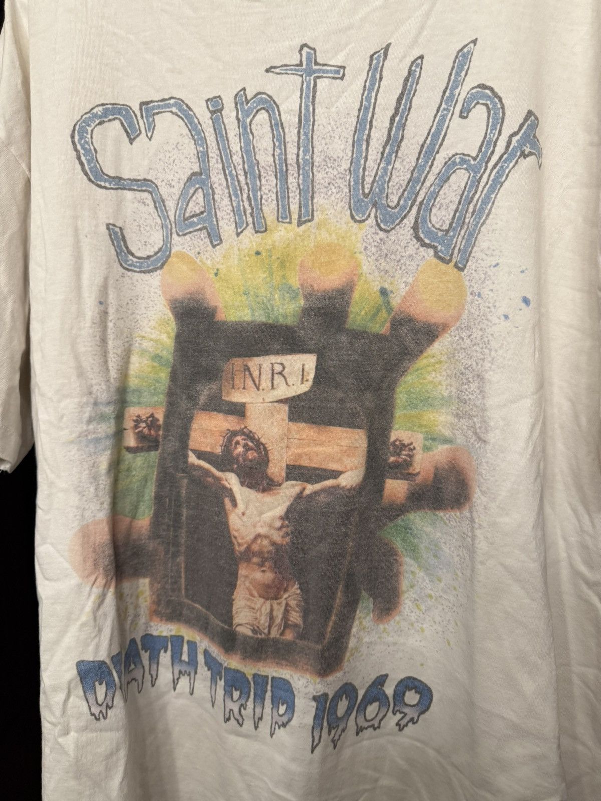 Saint Michael Saint Michael Saint War Death Trip Tee Size XXL Size US XXL / EU 58 / 5 - 2 Thumbnail