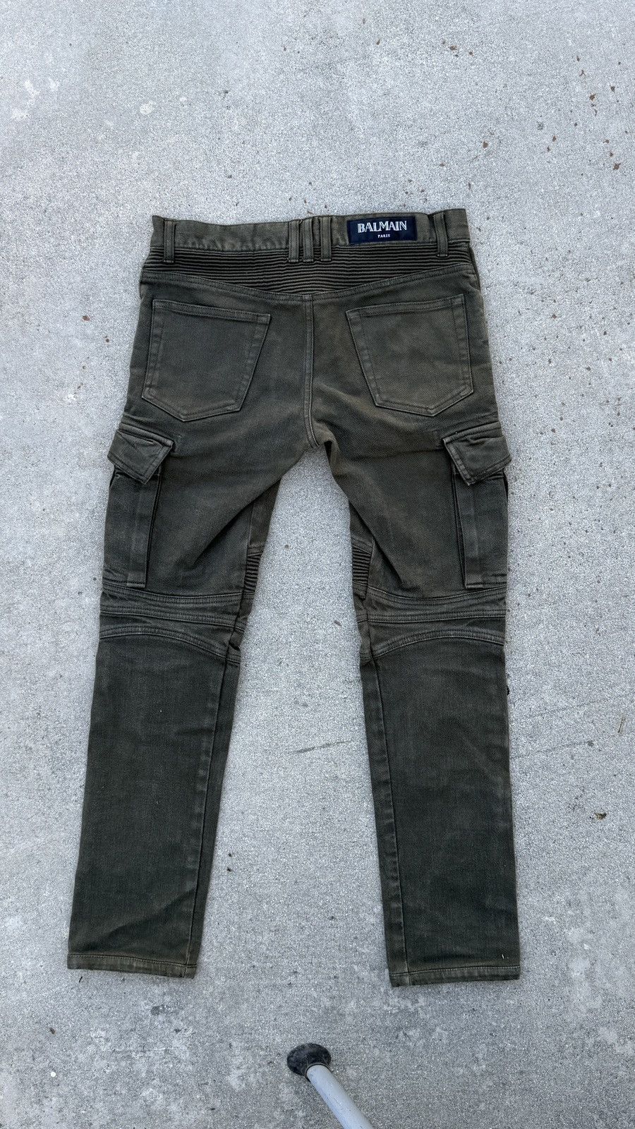Balmain Balmain Olive Green Cargo pants size 29 Size US 29 - 2 Thumbnail