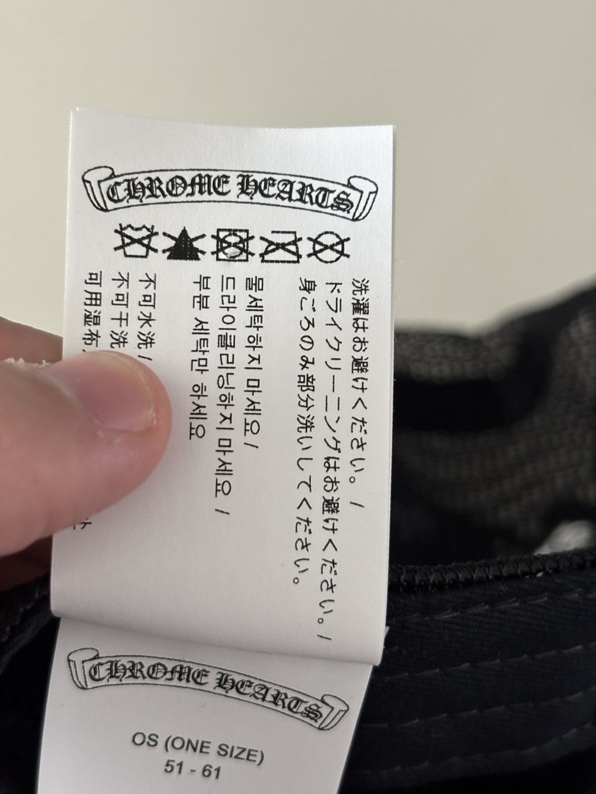 Chrome Hearts Chrome Hearts Leather Fuck Hat Size ONE SIZE - 7 Thumbnail