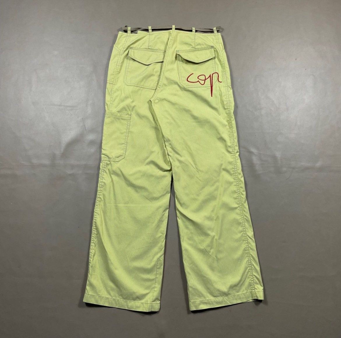 Cop Copine COP COPINE 00’s GREEN CARGO PANTS Size 27" / US 4 / IT 40 - 1 Thumbnail