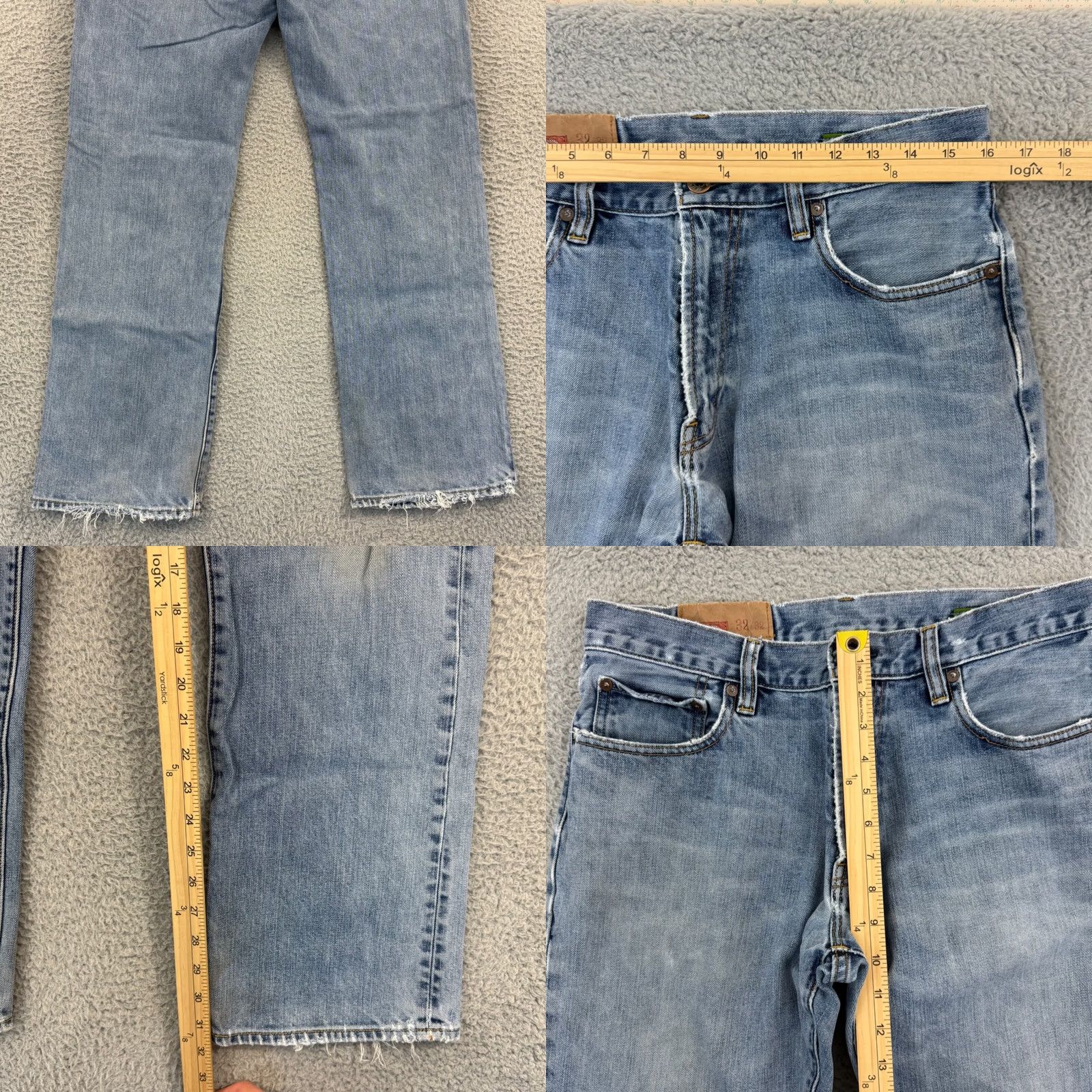 Gap VINTAGE Gap 1969 Jeans Mens 32x32 Blue Straight Leg Relaxed Fit Distressed Denim Size US 32 / EU 48 - 8 Thumbnail