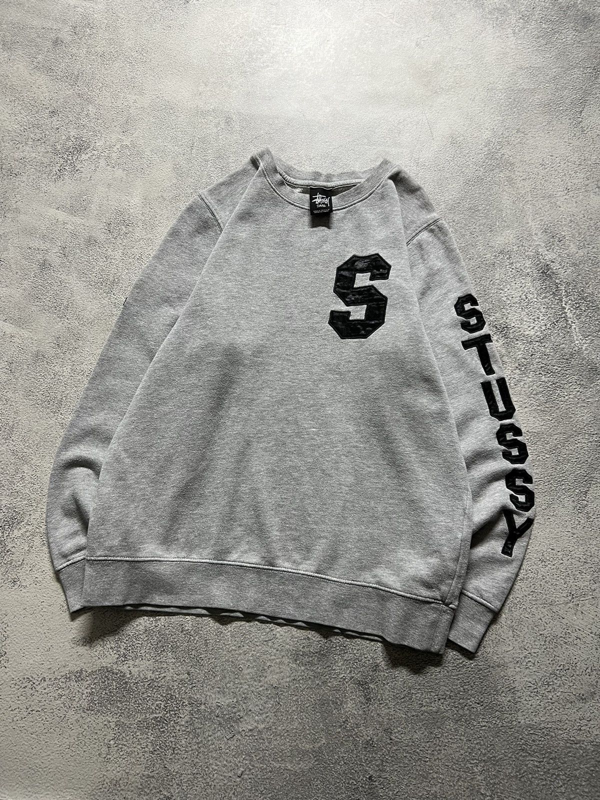 Stussy Vintage Y2k Stussy 🩶 Big Logo Sweatshirt 00’s Size US S / EU 44-46 / 1 - 3 Thumbnail