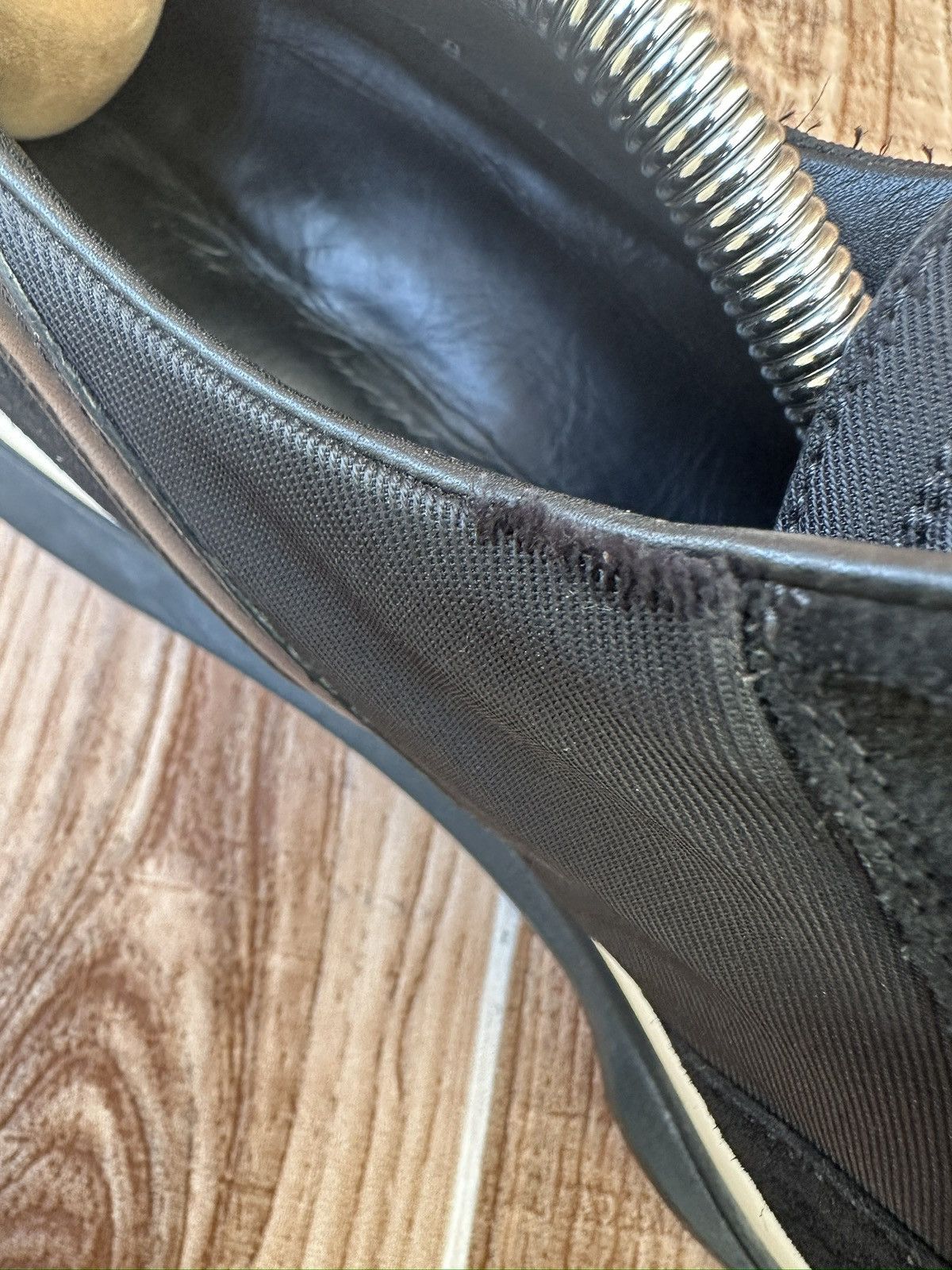 Rick Owens Rick Owens Ss19 Vintage Runner Black Low top Sneaks Size US 10 / EU 43 - 16 Thumbnail