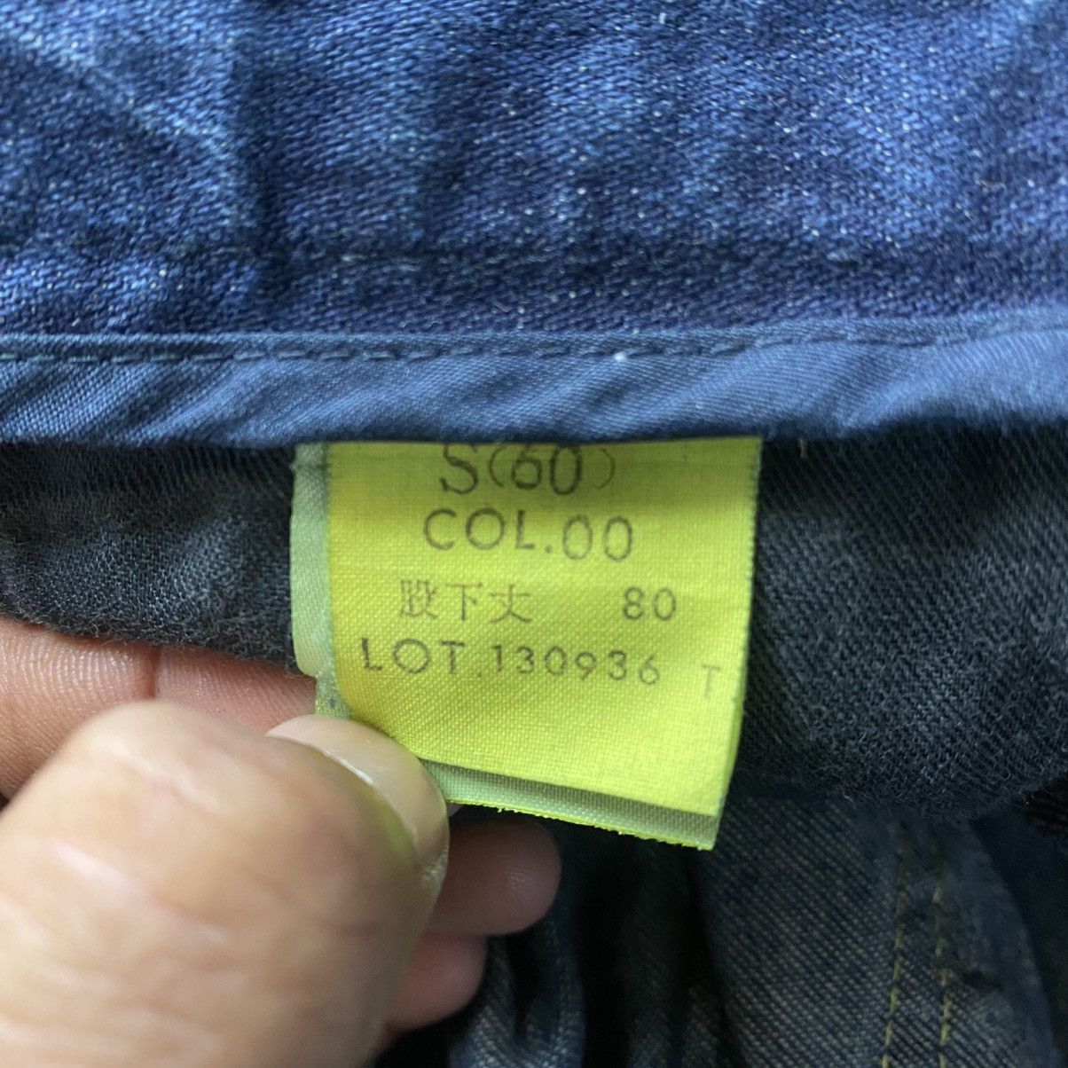 Japanese Brand Vntage 90s ET BOITE Blue Way Denim Bootcut Bell Buttom Jeans Size 27" / US 4 / IT 40 - 12 Thumbnail