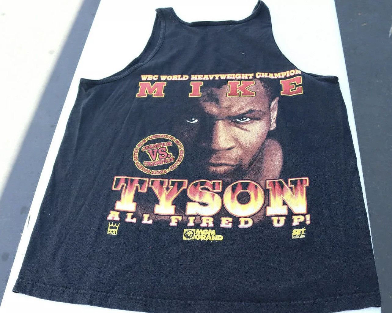 Vintage Vintage Mike Tyson Tank Size US XL / EU 56 / 4 - 1 Thumbnail