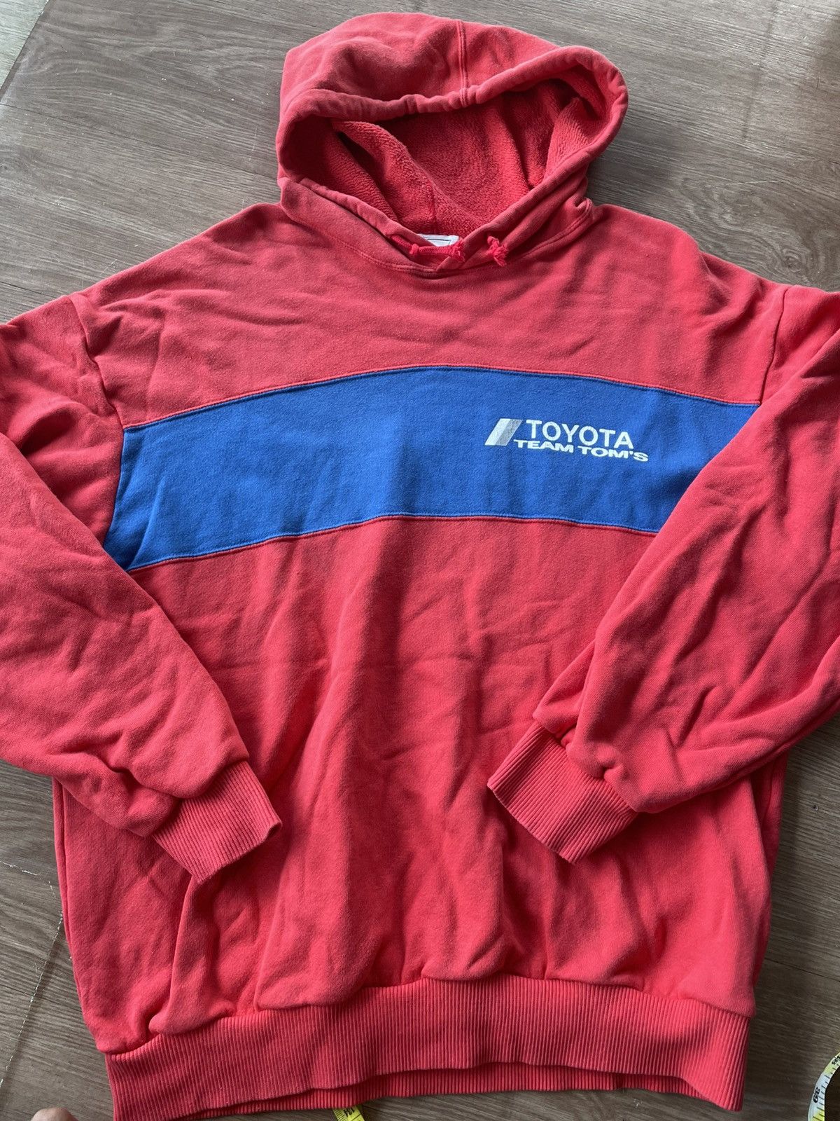 Japanese Brand Vintage Toyota team tom hoodie Size US L / EU 52-54 / 3 - 1 Thumbnail