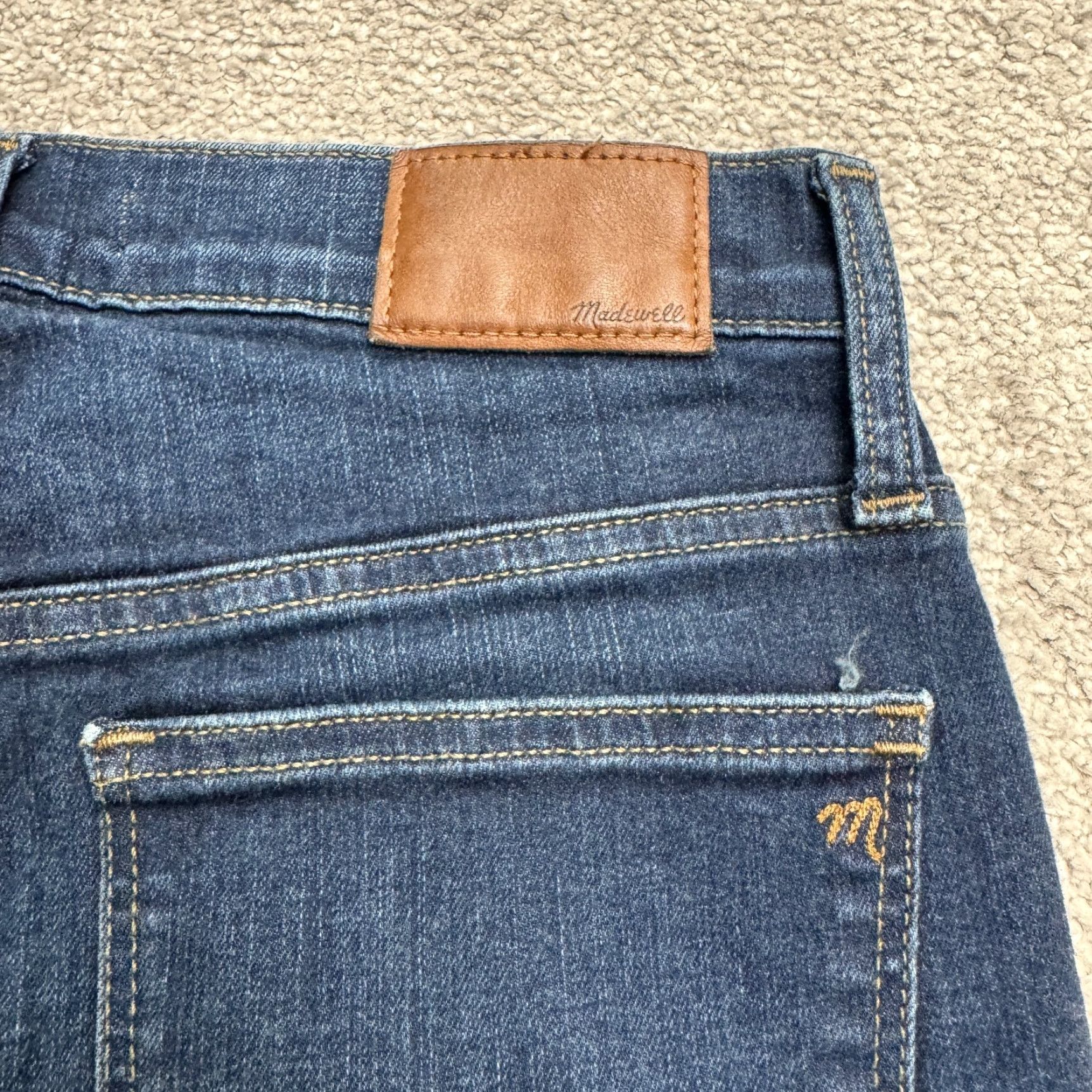 Madewell VINTAGE Madewell Women's Skinny Jeans 10" High Rise 25 Inseam Medium Wash Blue Stretch Size 26" / US 2 / IT 38 - 5 Thumbnail