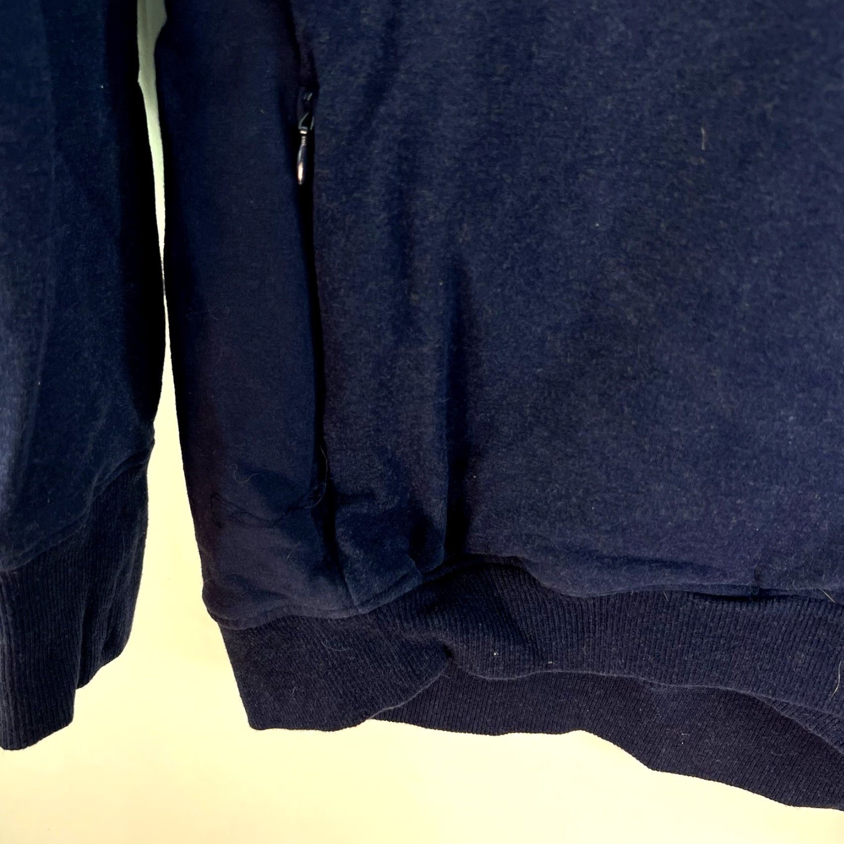 Vintage Yogalicious Sweatshirt — Turtle-Neck Pullover — Womens — Size M — Blue — Athletic Activewear — Cotton Blend — Long Sleeve Size M / US 6-8 / IT 42-44 - 4 Thumbnail