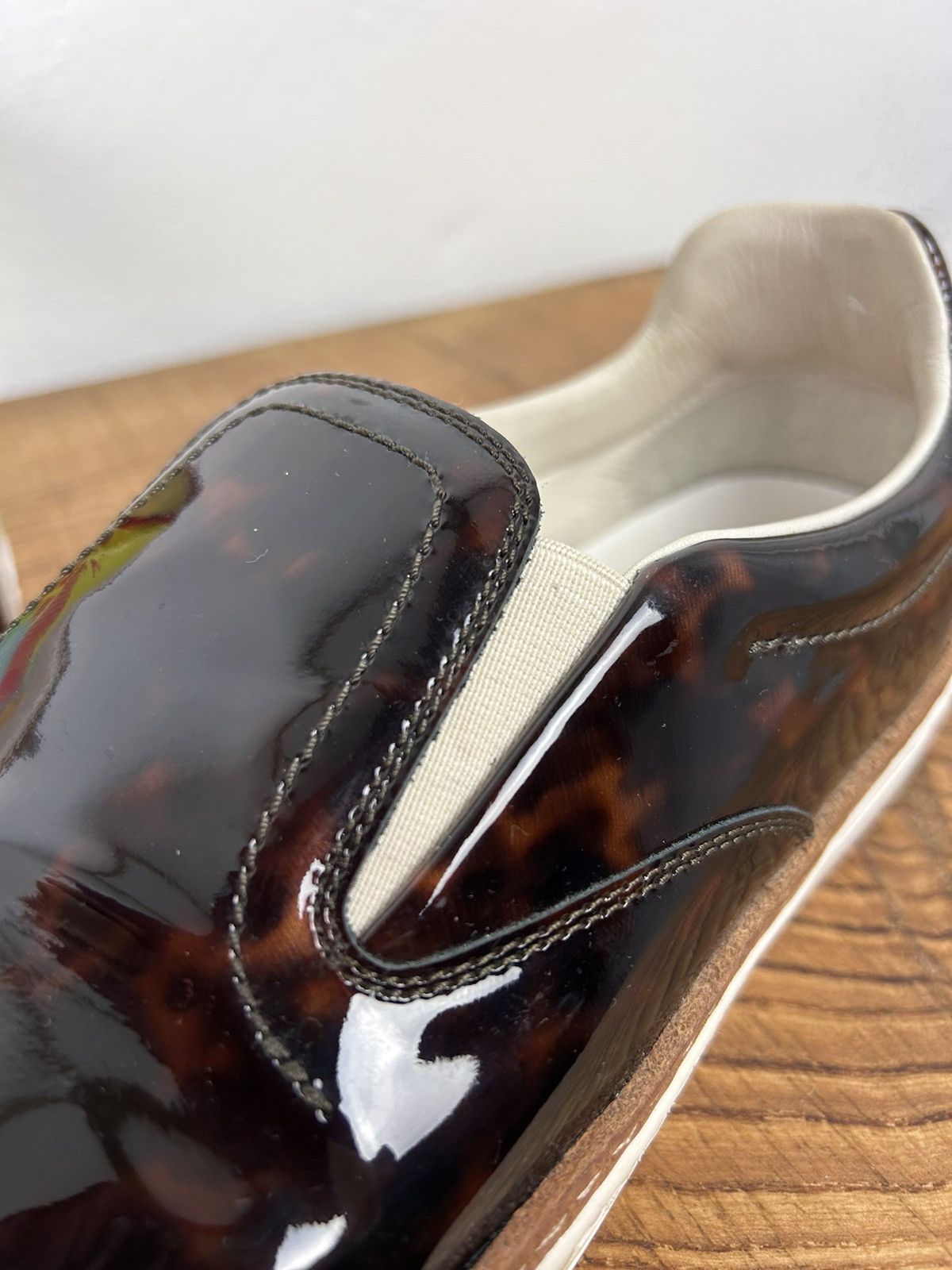 Maison Margiela MM22 Artisanal Maison Margiela Leather Print Slip On Low Top Size US 8 / IT 38 - 7 Thumbnail