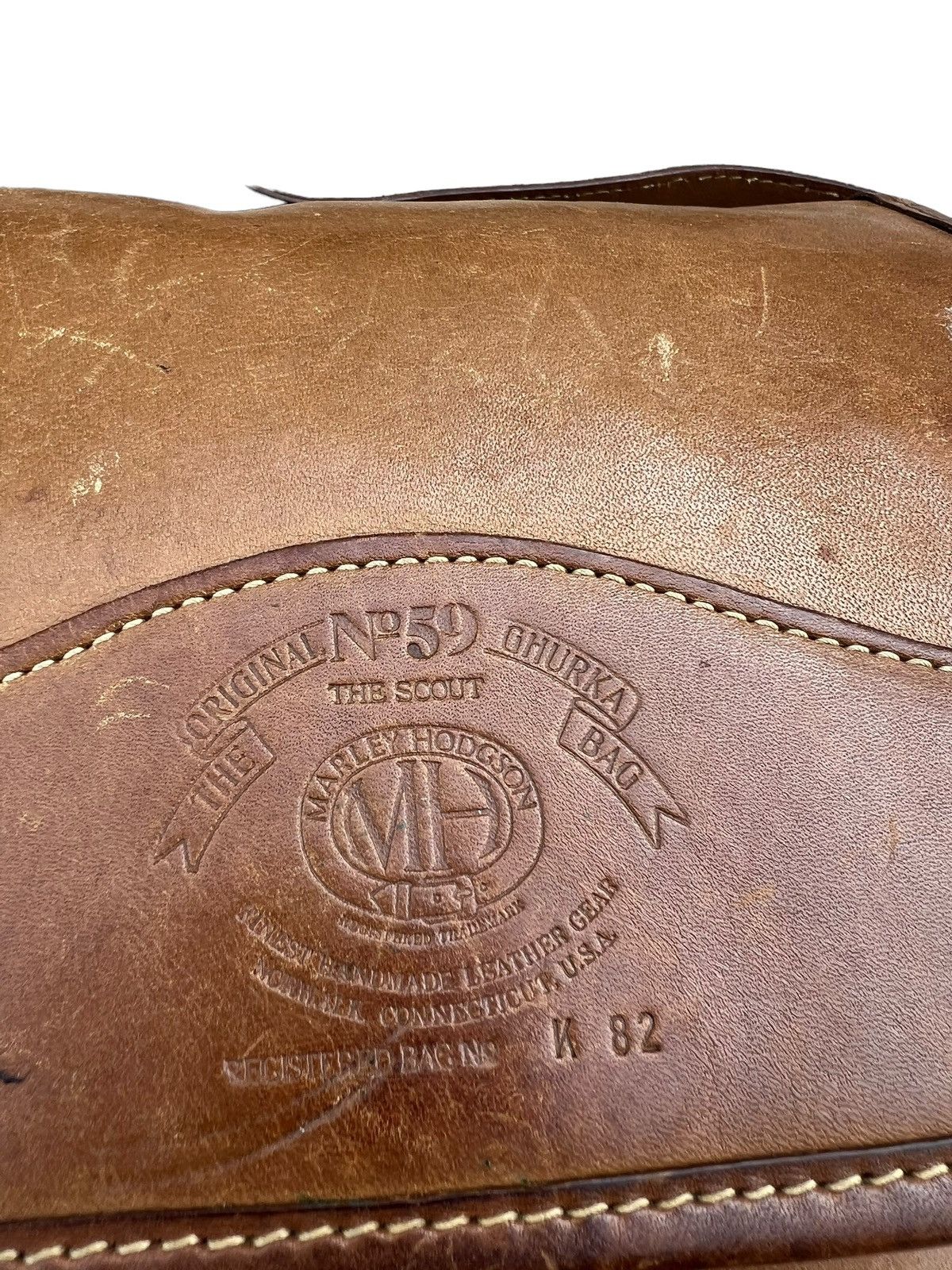 Leather × Vintage Vintage Gurkha Marley Hodgson Distressed Leather Bag Size ONE SIZE - 3 Thumbnail
