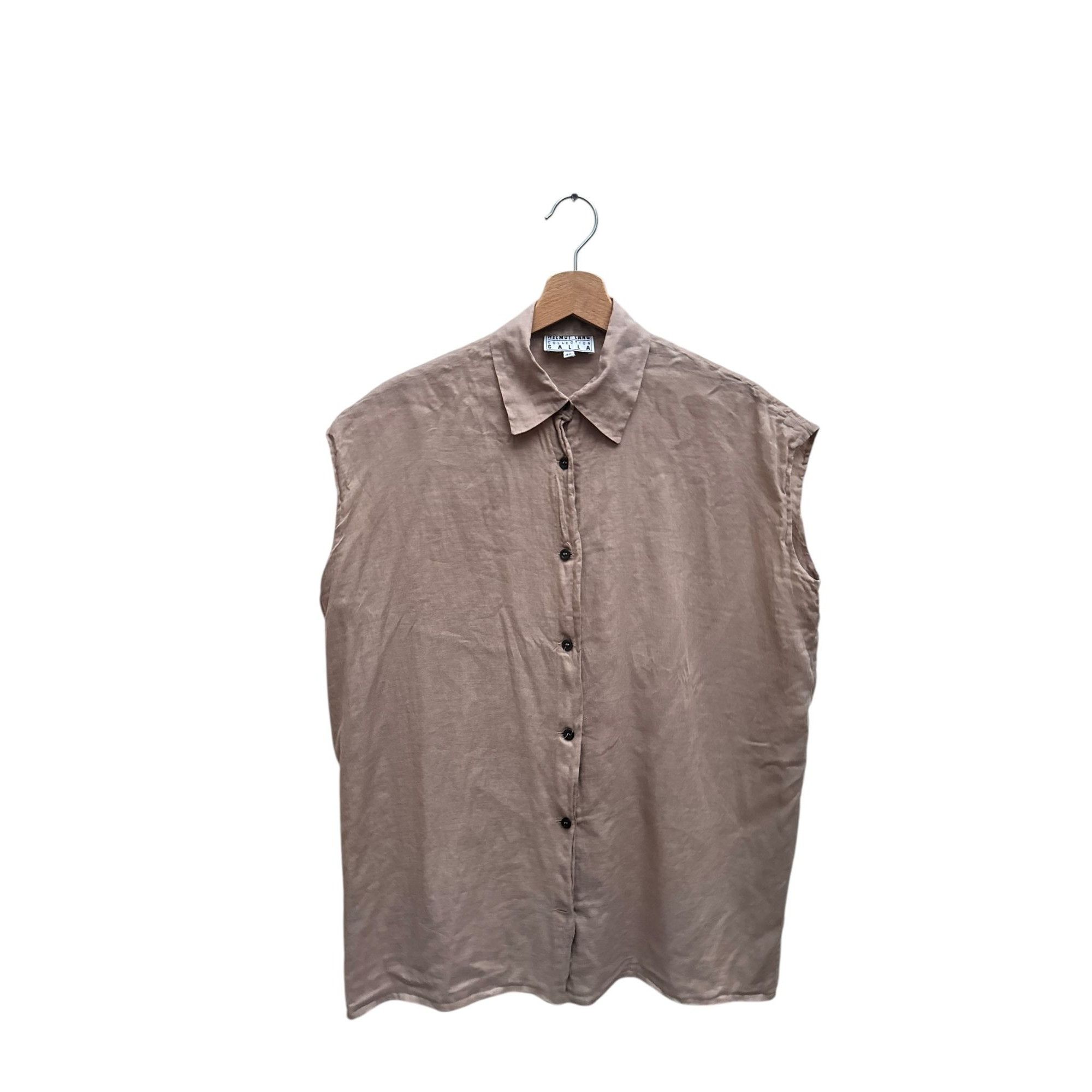 Helmut Lang Brown Cotton Shirt Size L / US 10 / IT 46 - 4 Thumbnail