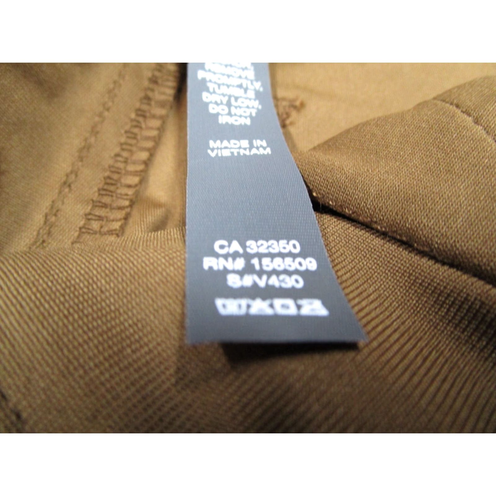Vuori Vuori Pants Mens 28 Brown Meta V430 Performance Chino Tapered 31 Inseam Regular 28x31 Size US 28 / EU 44 - 5 Thumbnail