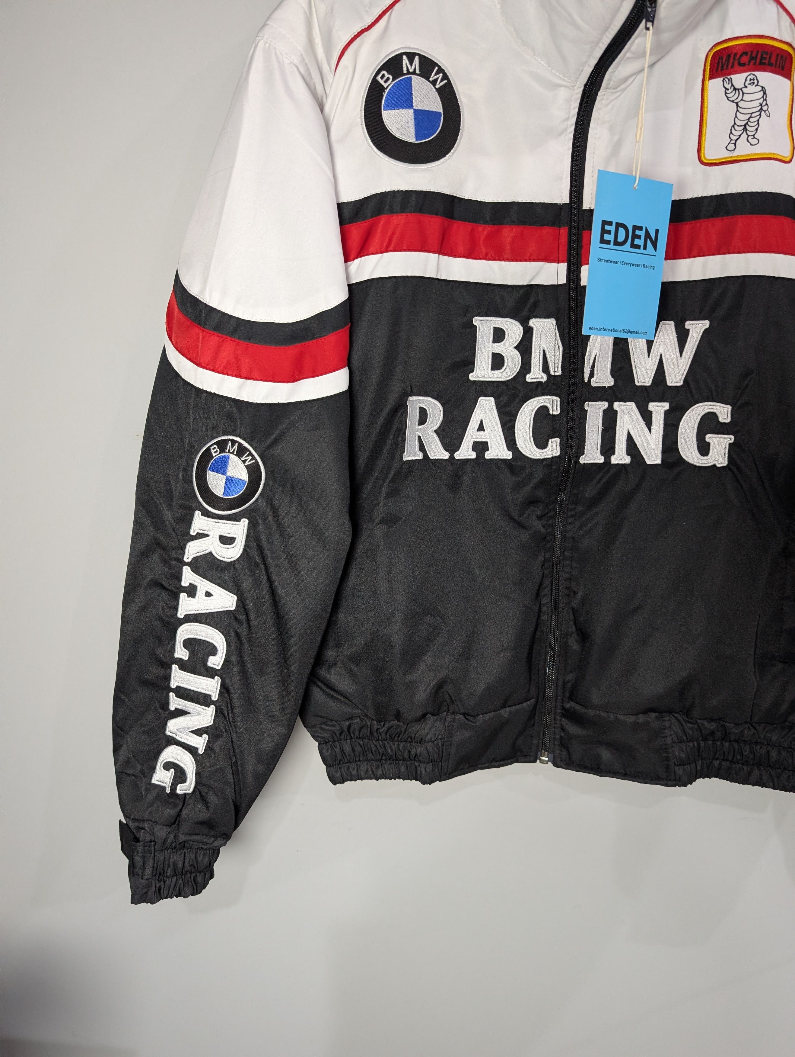 Formula 1 🔥BMW🔥 RACING JACKET 90s RETRO STREETWEAR Size L / US 10 / IT 46 - 5 Thumbnail