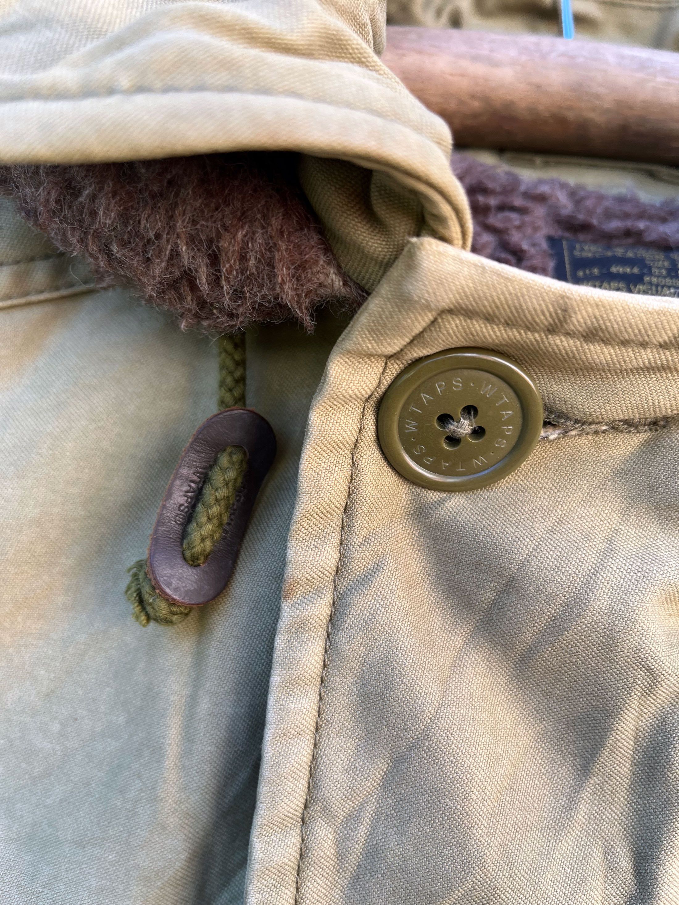 Wtaps Wtaps Japan B-9 Fur Hooded Army Military Jacket Deck Size US M / EU 48-50 / 2 - 7 Thumbnail