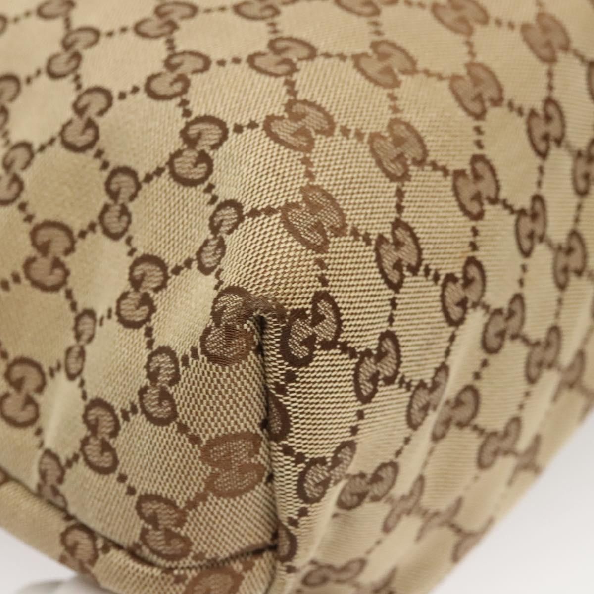 Gucci GUCCI GG Canvas Web Sherry Line Shoulder Bag Beige Green Red Size ONE SIZE - 12 Thumbnail