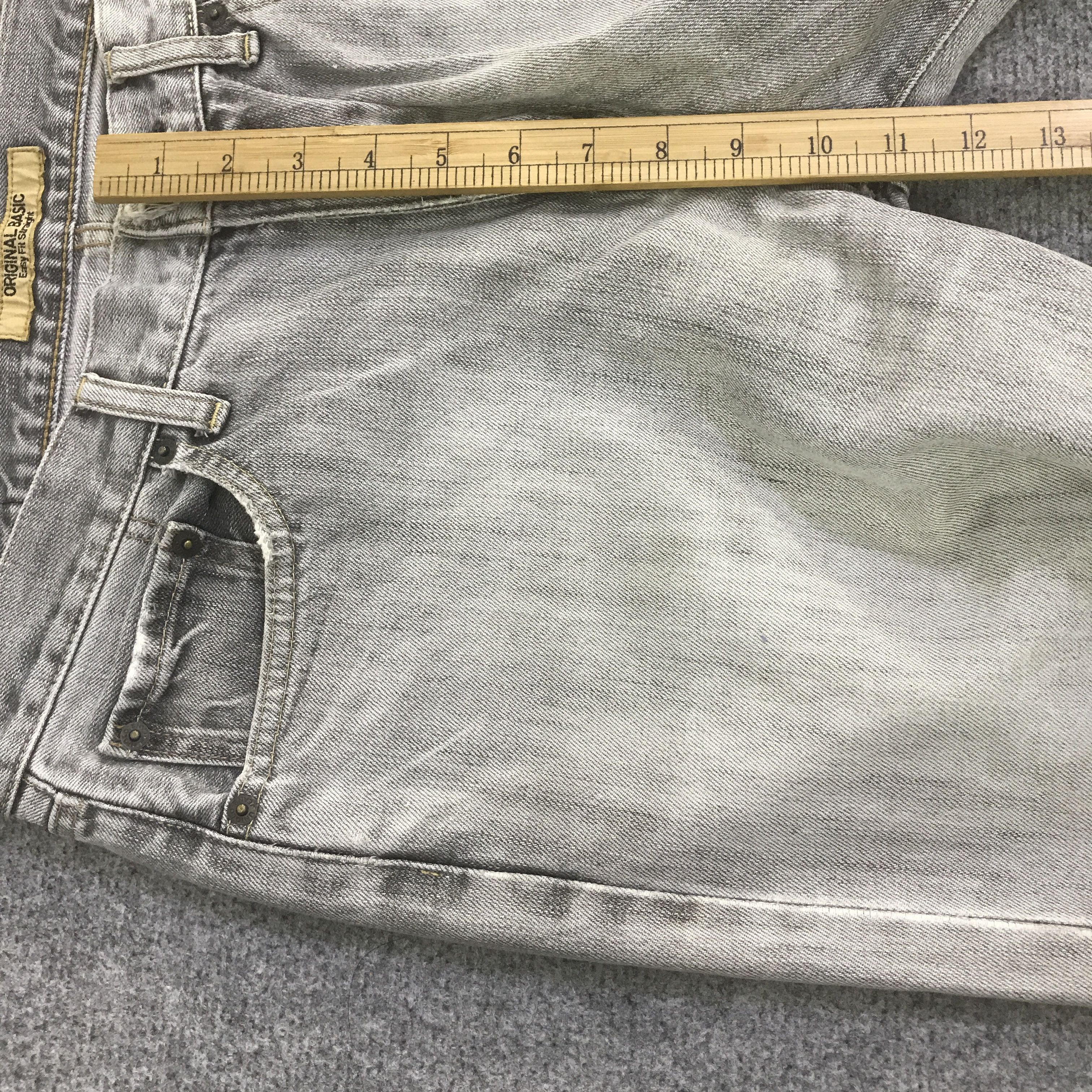 Japanese Brand BLACK DENIM JAPAN UNIQLO DISTRESSED DENIM K133B13 Size US 32 / EU 48 - 8 Thumbnail