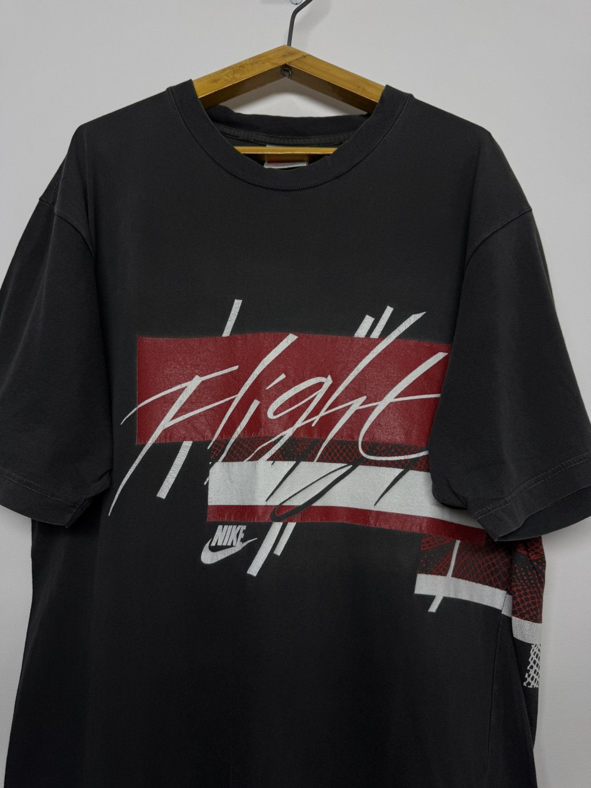 Nike Vintage Y2k Faded Nike Jordan 23 Spell Out Logo T-Shirt 90’s Size US L / EU 52-54 / 3 - 2 Thumbnail