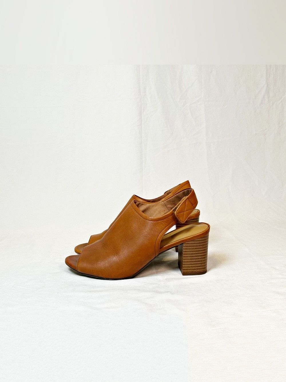 Clarks Clarks Deva Jayleen English Tan Leather Slingback Sandals Size US 9.5 / IT 39.5 - 4 Thumbnail