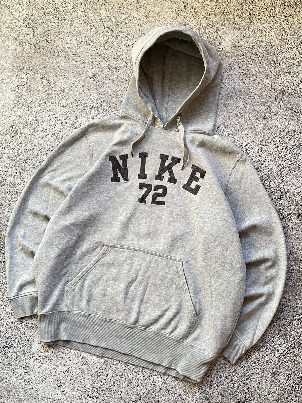 Nike × Vintage Vintage Nike Distressed Y2K Oversized Hoodie Size US XL / EU 56 / 4 - 4 Thumbnail