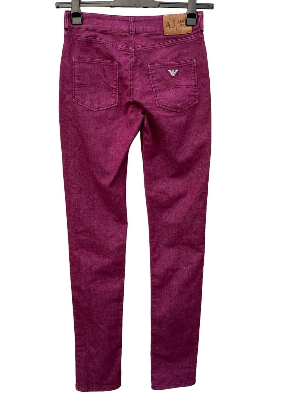 Armani AJ Armani Jeans Women Stretchy Denim EUR 27 USA 27 Purple Size 27" / US 4 / IT 40 - 3 Thumbnail