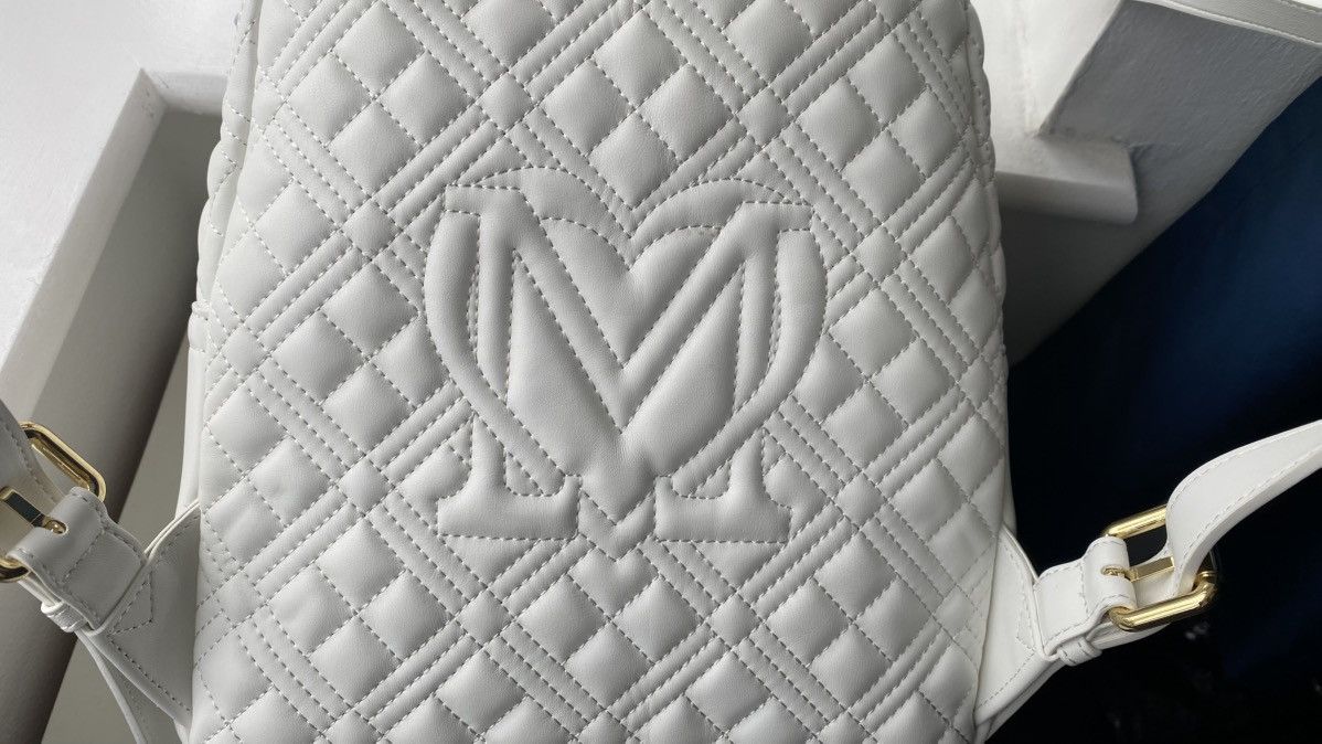 Love Moschino Love Moschino Backpack White Size ONE SIZE - 6 Thumbnail