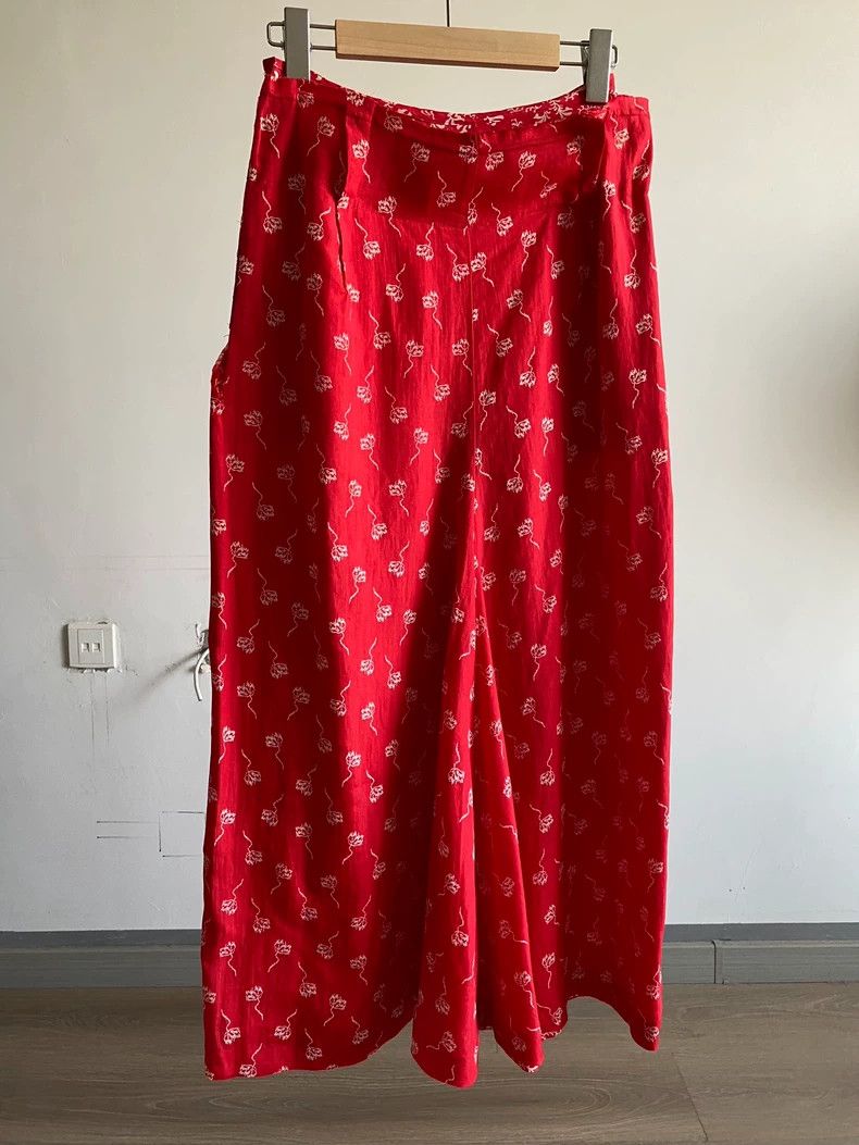 Comme des Garcons Comme Des Garcons size M Double floral deconstructed linen Size 25" / US 0 / IT 36 - 1 Thumbnail