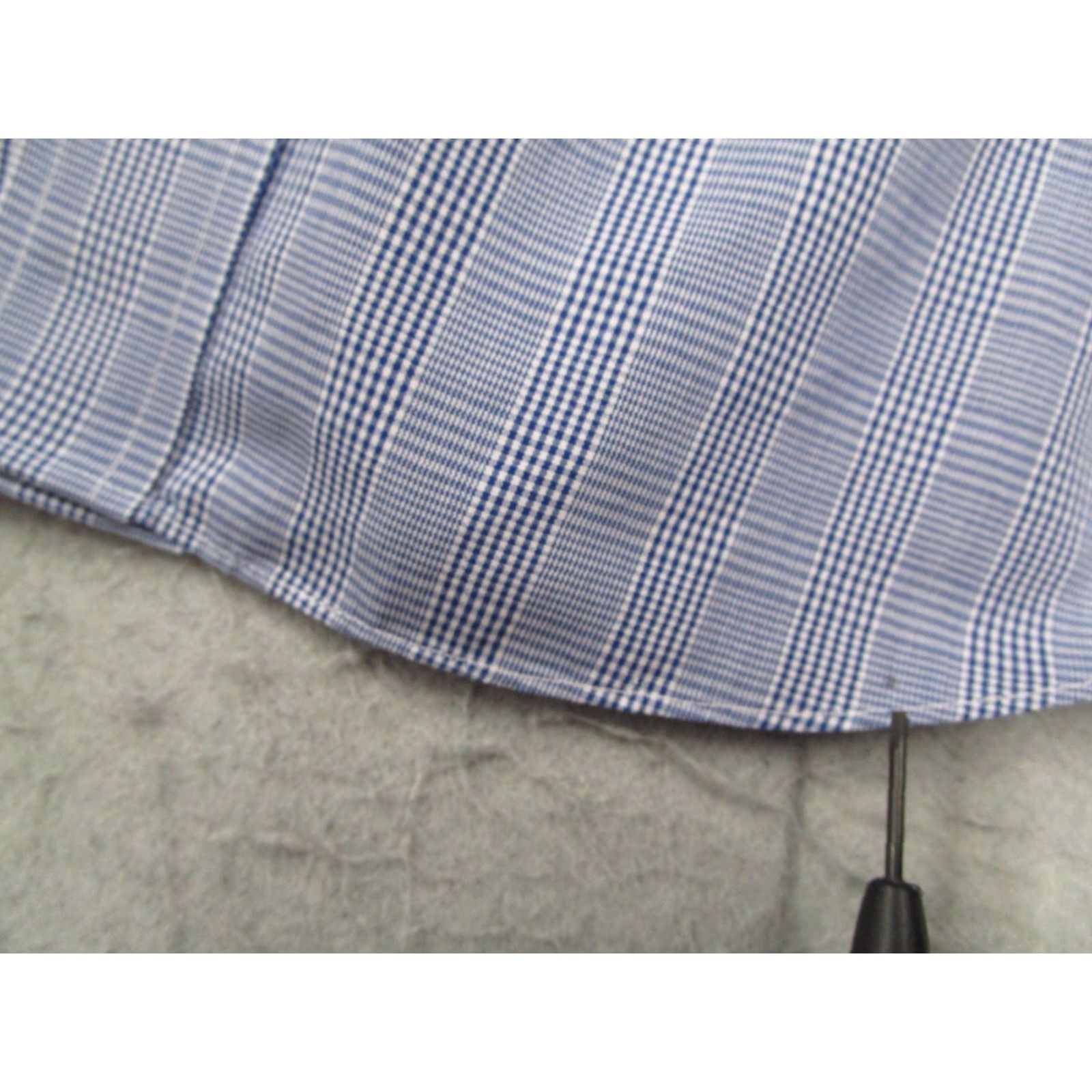 Brooks Brothers Brooks Brothers Dress Shirt Mens 16-35 Blue Non-Iron Regent Supima Cotton Check Shirt Size 34R - 4 Thumbnail