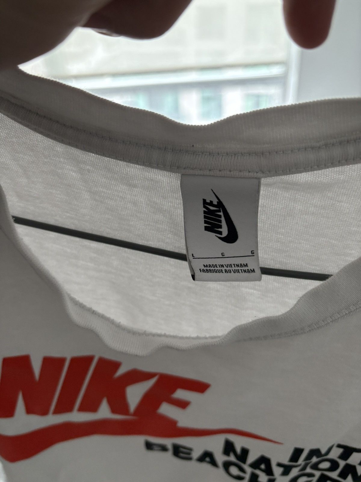 Nike × Stussy Nike Stussy International Beach Crew Size L White Size US L / EU 52-54 / 3 - 4 Thumbnail