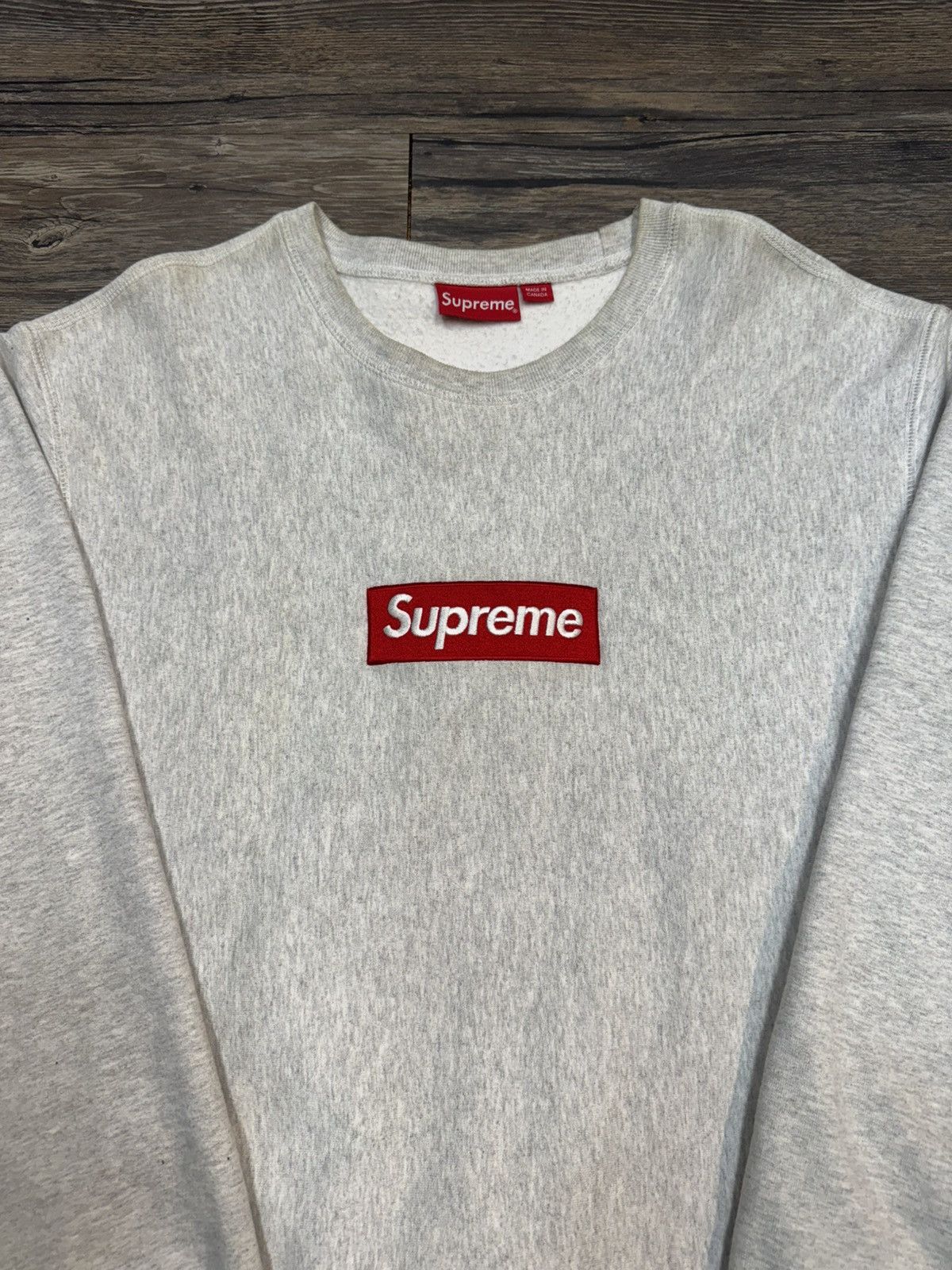 Supreme Supreme FW15 Box Logo Sweatshirt Size US XL / EU 56 / 4 - 2 Thumbnail