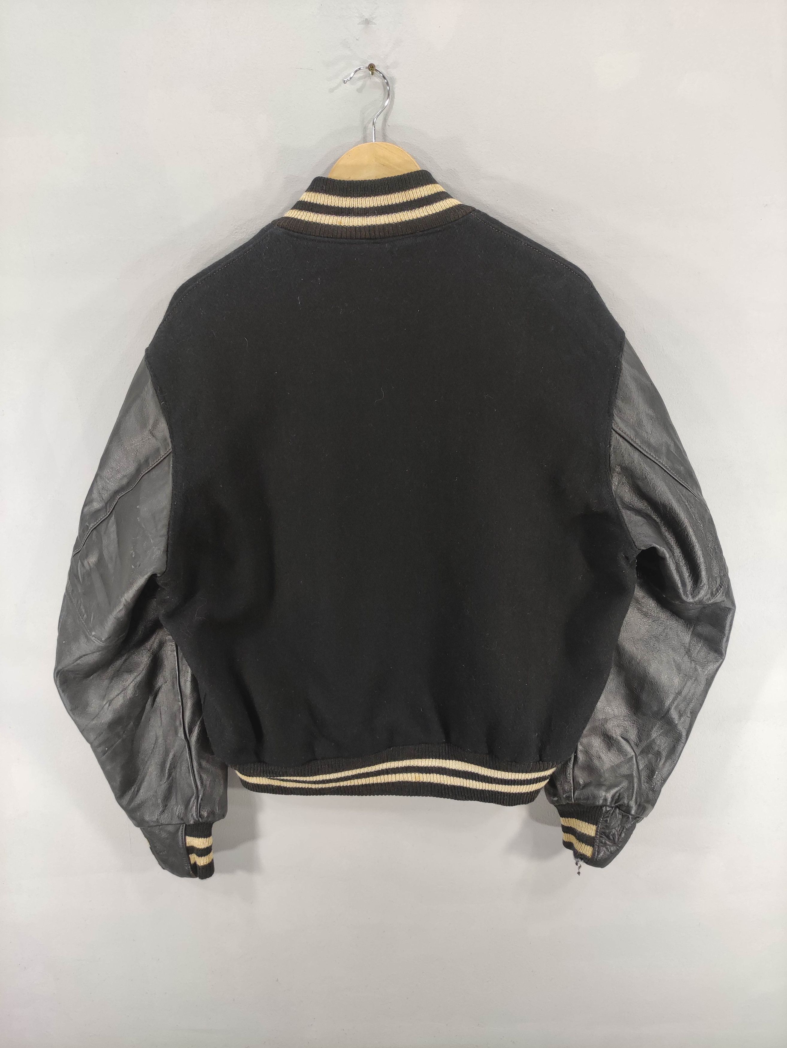Golden Bear Vintage Golden Bear Varsity Wool Jacket Sleeve Leather Size US L / EU 52-54 / 3 - 15 Thumbnail