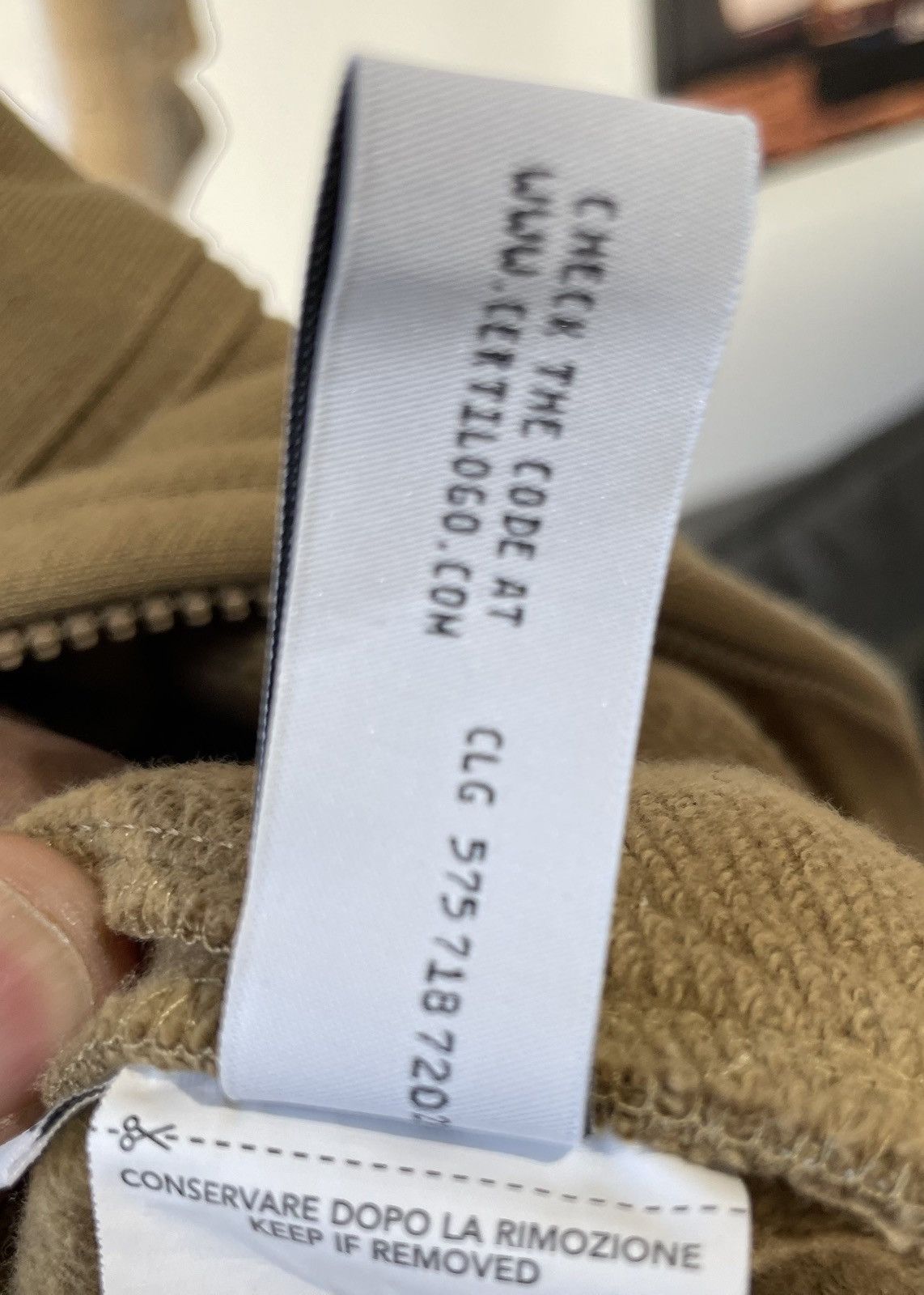 C.P. Company C.P. Company Men's Diagonal Raised Fleece Zipped Sweatshirt Size US XXL / EU 58 / 5 - 6 Thumbnail